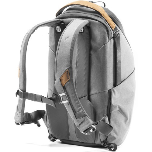 Peak Design Everyday Backpack 15L - Waterproof Camera Backpack with Zip Closure in Ash Gray - Perfect for Travel, Photography & Daily Commute