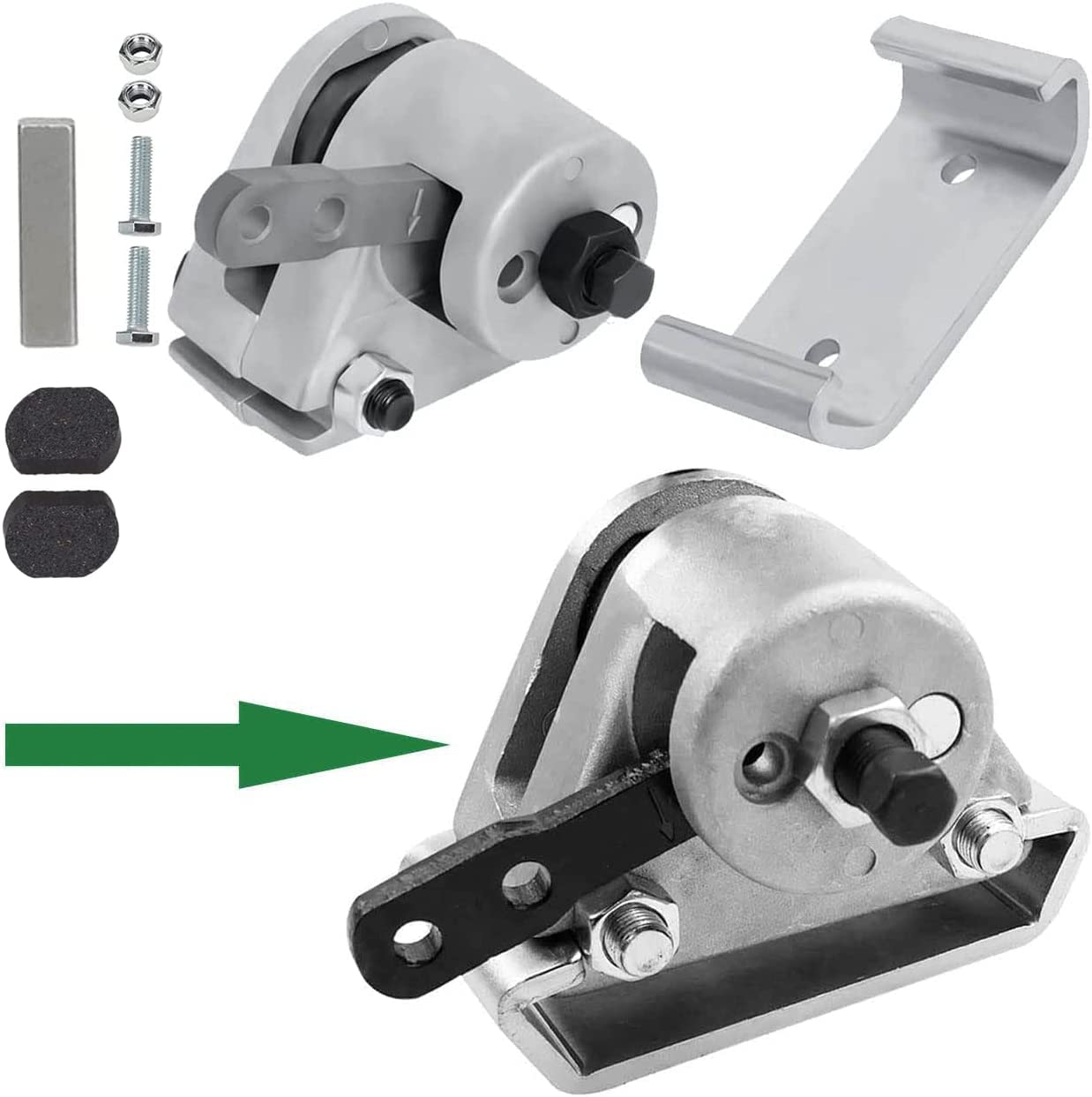 Go Kart Brake Kit & Throttle Pedals with Steering Wheels - Complete Racing Control System for Kids & Adults - Perfect for Off-Road, Backyard, and Track Racing
