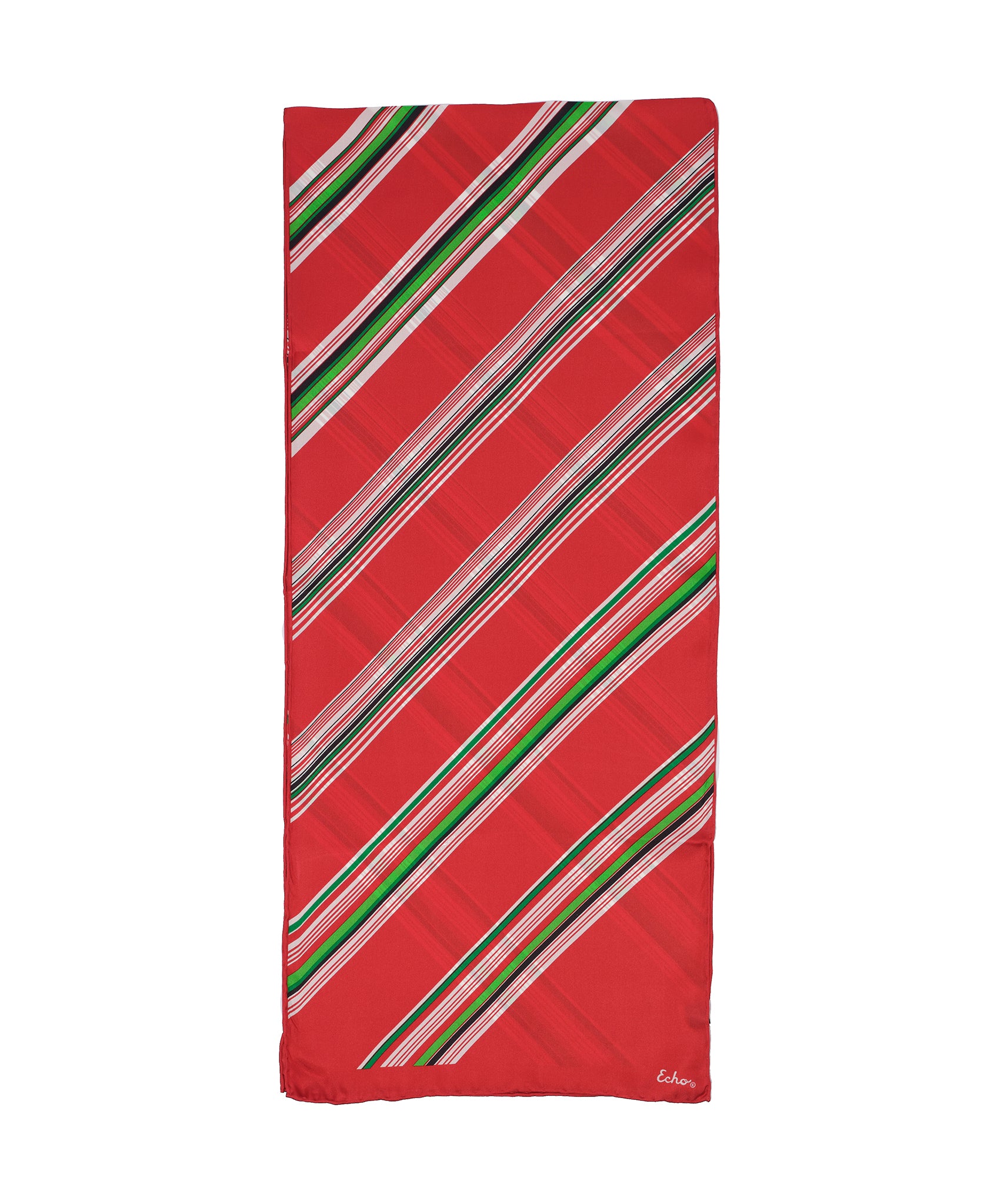 Elegant Ribbon Candy Silk Scarf - Soft & Luxurious Fashion Accessory for Women - Perfect for Parties, Weddings & Everyday Style