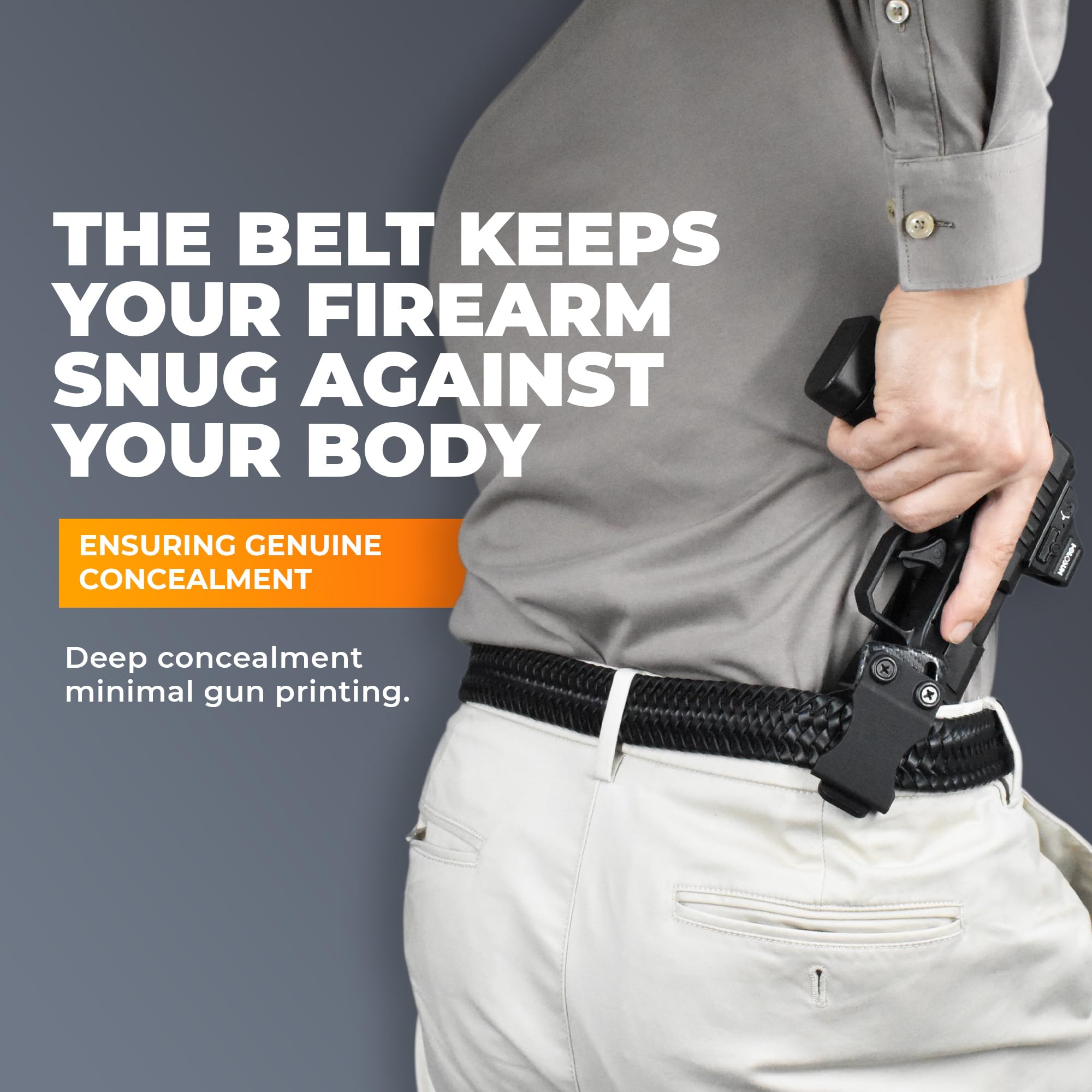 Concealed IWB Sweat Guard Holster for Glock 26/27/33 (Gen 1-5) - Comfortable Inside Waistband Gun Holster for Everyday Carry & Concealed Carry Protection