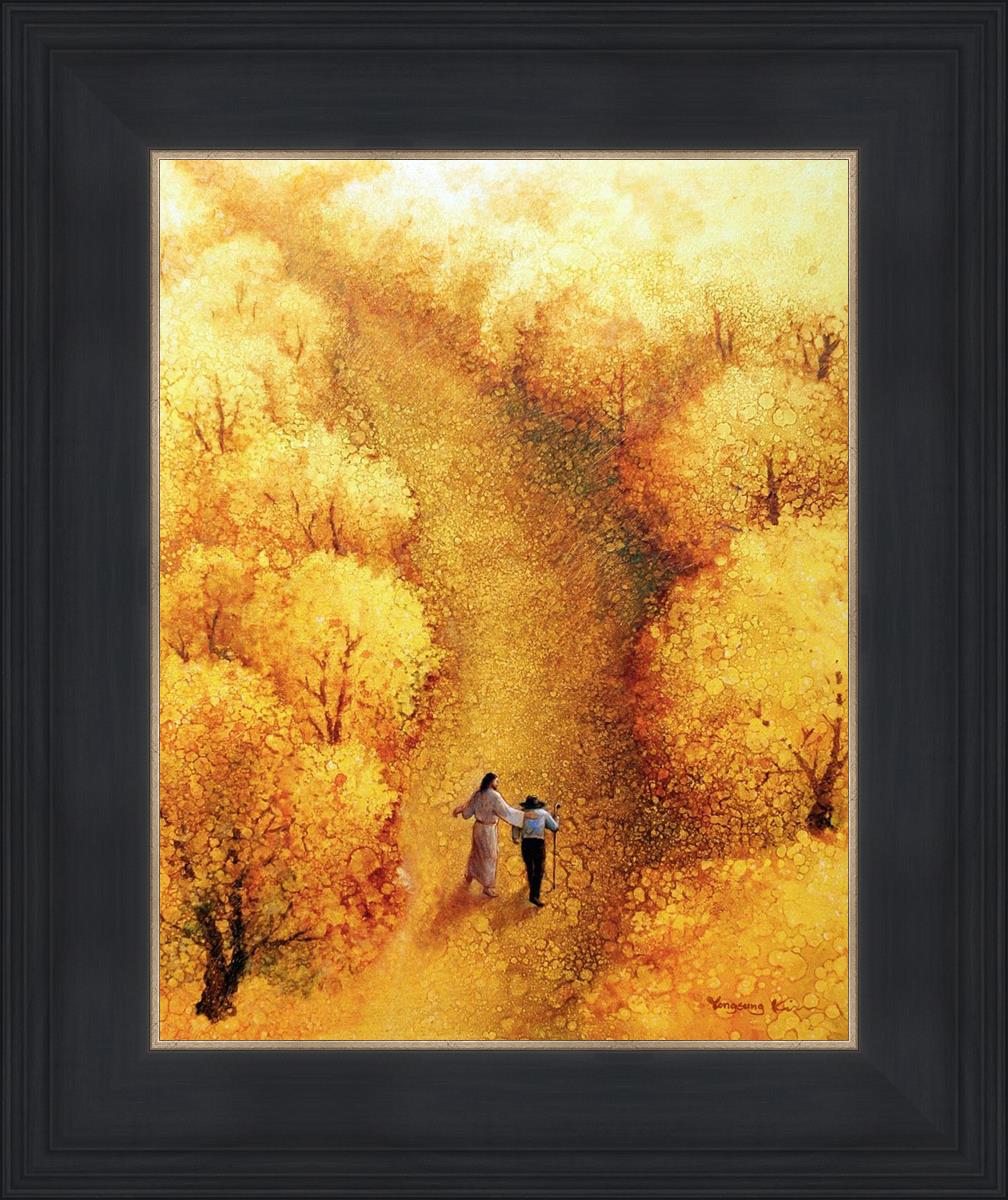 By Your Side - Heartwarming Art Print by Yongsung Kim | Christian Home Decor, Wall Art for Living Room & Bedroom | Perfect Gift for Weddings, Anniversaries & Housewarming