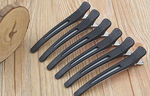 12PCS Professional Hair Styling Clips - Hair Sectioning Clips for Barber Shop, Home & Photo Studio - Strong Hold Hair Clamps for DIY Haircuts, Styling & Braiding (Great for Long/Thick Hair & Salon Use)