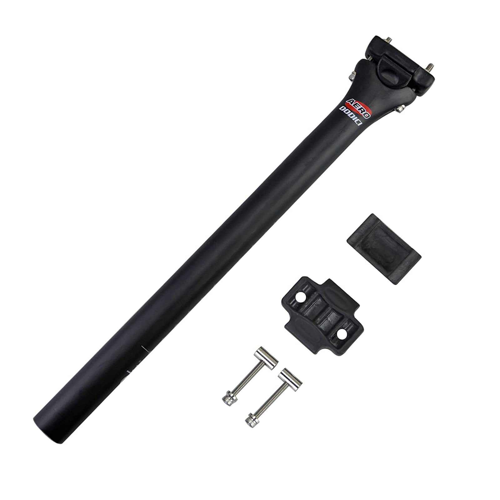 CLHJINRUOLIU 3K Carbon Fiber Bike Seatpost - 31.6×350mm Lightweight Bicycle Seat Post for Mountain, Road, MTB & BMX Bikes | Perfect for Commuting, Racing & Off-Road Cycling