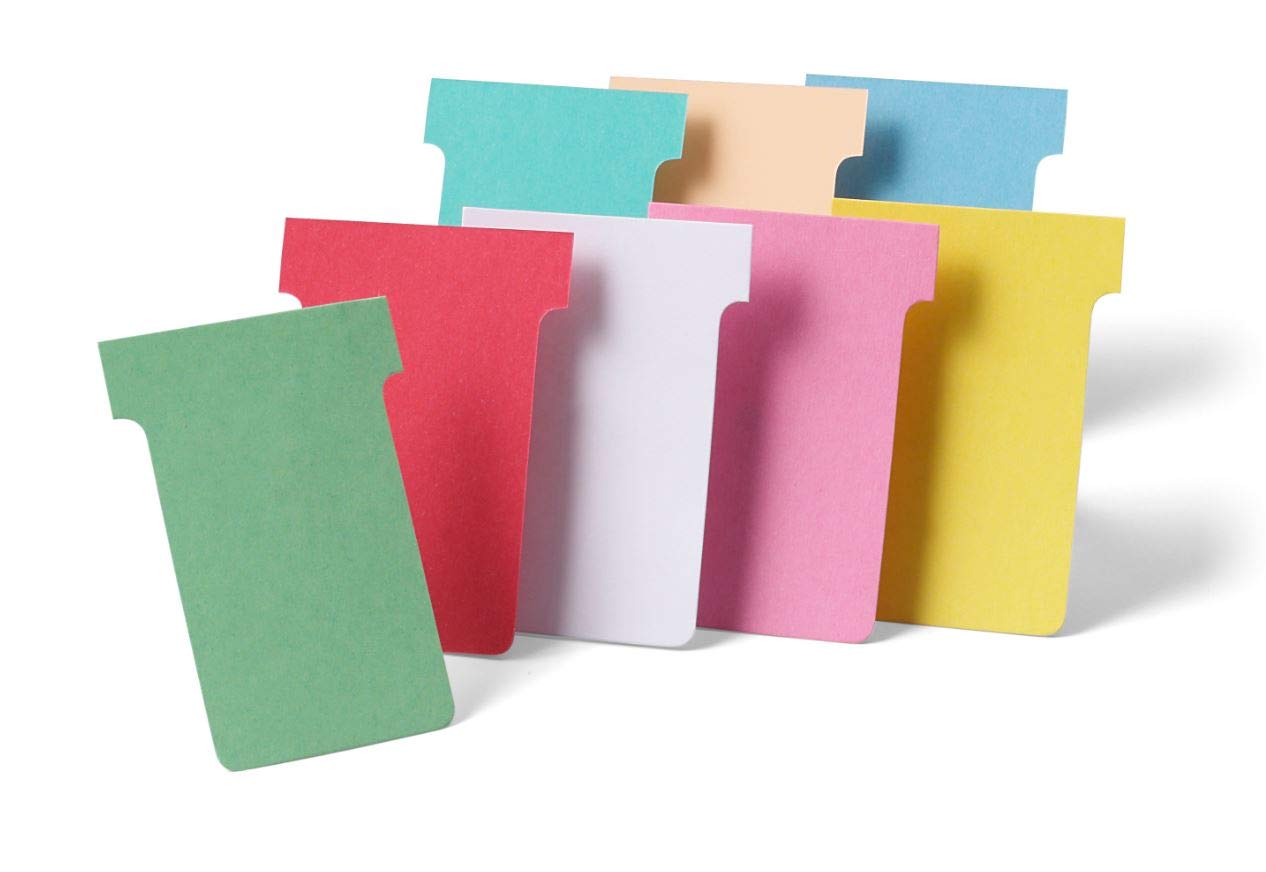 T-Card Planning Cards - Yellow, Size 4, Pack of 100 Refill Cards for Office Wall Planner System (2004004) | Perfect for Task Management, Scheduling & Organization in Offices, Schools & Workplaces