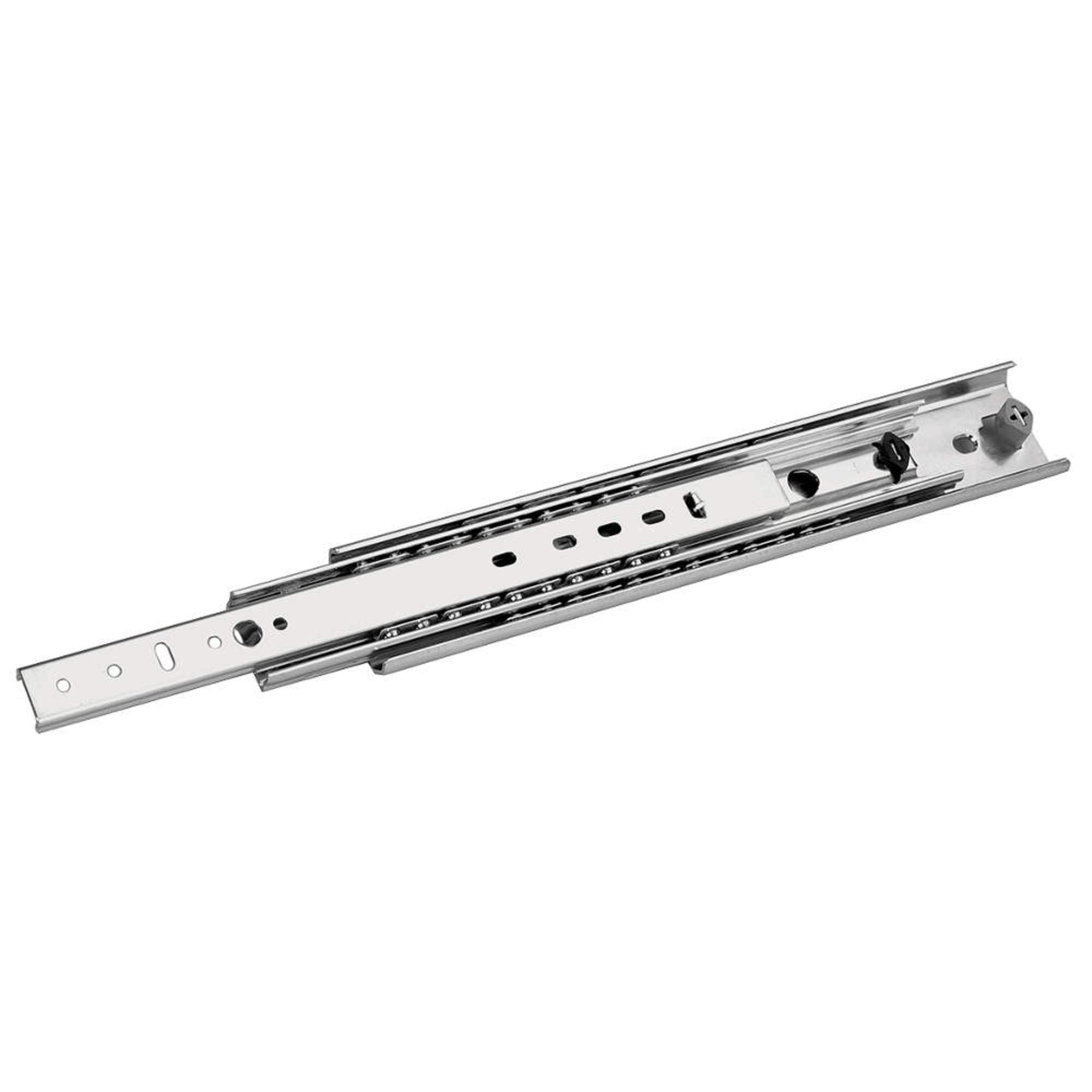 Heavy Duty Full Extension Drawer Slides Non-Disconnect 2-Pack for Kitchen Cabinets, Dressers & Office Furniture - Smooth Gliding Ball Bearing Slides for Easy Access