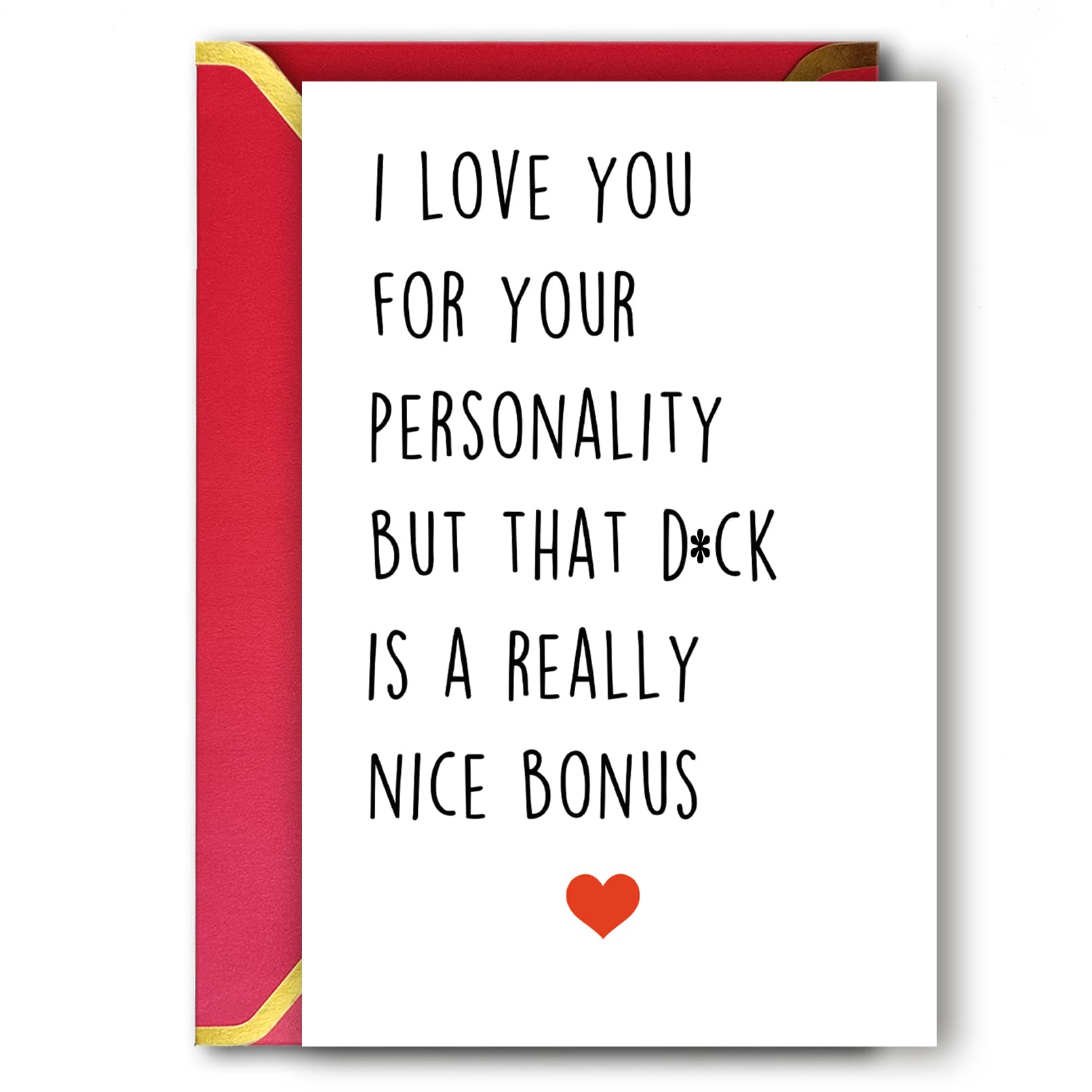 Funny Dirty Valentine's Day Cards for Couples - Romantic Anniversary & Birthday Gifts for Boyfriend, Girlfriend, Husband or Wife - Perfect for Valentine's Surprises, Date Nights & Special Occasions