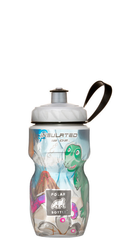 **Polar Bottle Dino Mighty 12oz (355mL) Insulated Water Bottle for Kids - BPA-Free, Leak-Proof, Durable for School, Sports & Outdoor Adventures**