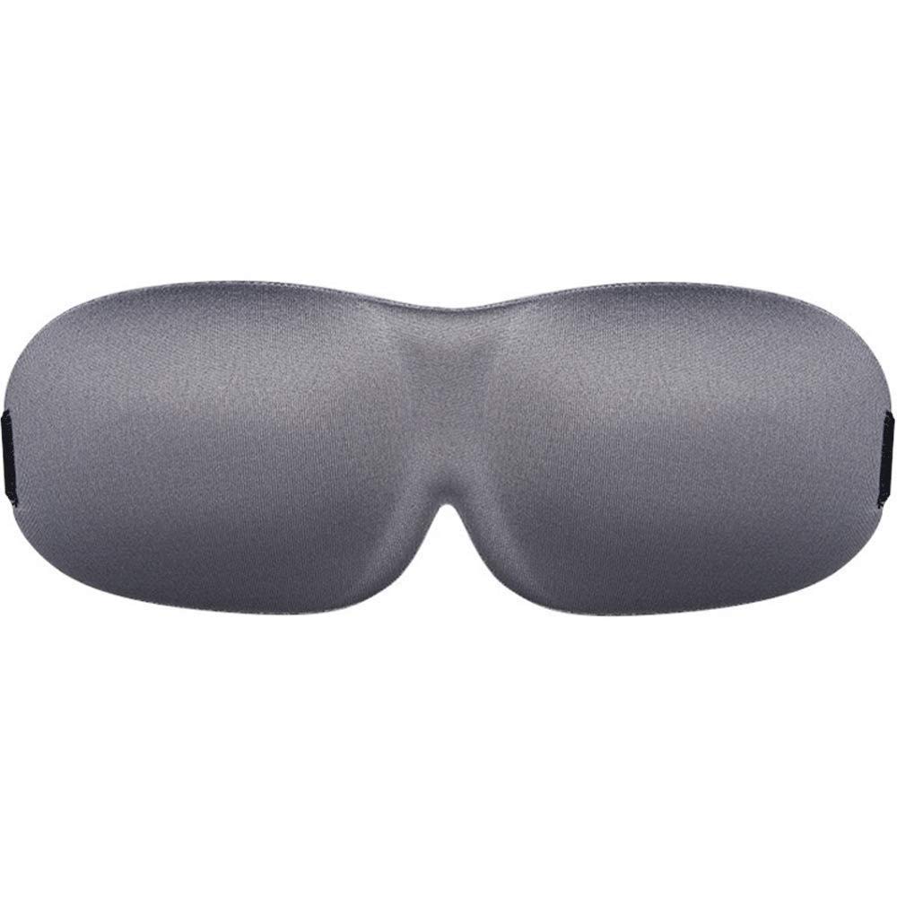 3D Sleep Mask for Travel - Super Soft & Adjustable Eye Cover Blindfold, Lightweight & Comfortable for Sleeping, Meditation & Relaxation (Gray)