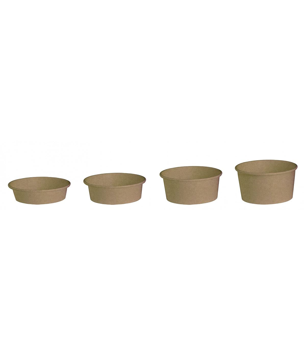 Eco-Friendly Disposable Brown Kraft Paper Soup Bowls - 30oz (5.9x3 Inches) - 360 Pack - Perfect for Takeout, Ice Cream, Hot Soups & Catering Events