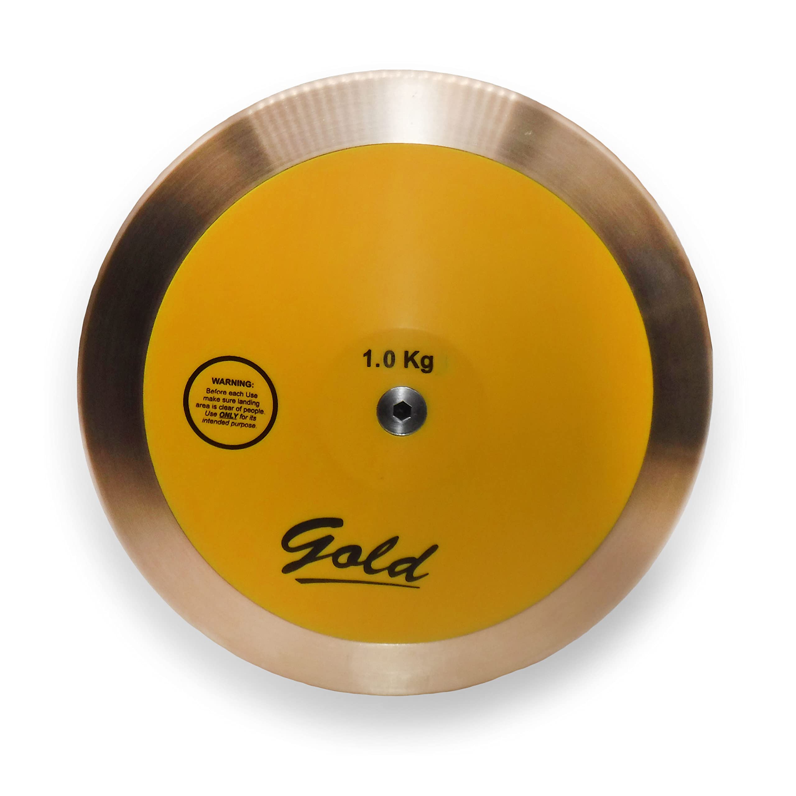 RT Vortex Elite Yellow Girls 1kg Discus - High Performance Track & Field Throwing Disc for Women & High School Athletes - Competition Approved 1kg Discus for Elite Throwers - Perfect for Training, Track Meets & Field Events