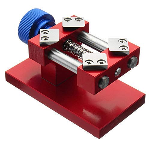 Professional Watch Back Case Opener Tool Kit - Red Bezel Baffle Removal & Repair Tool for Watchmakers | Perfect for Watch Battery Replacement, Maintenance & DIY Watch Repair at Home or Workshop