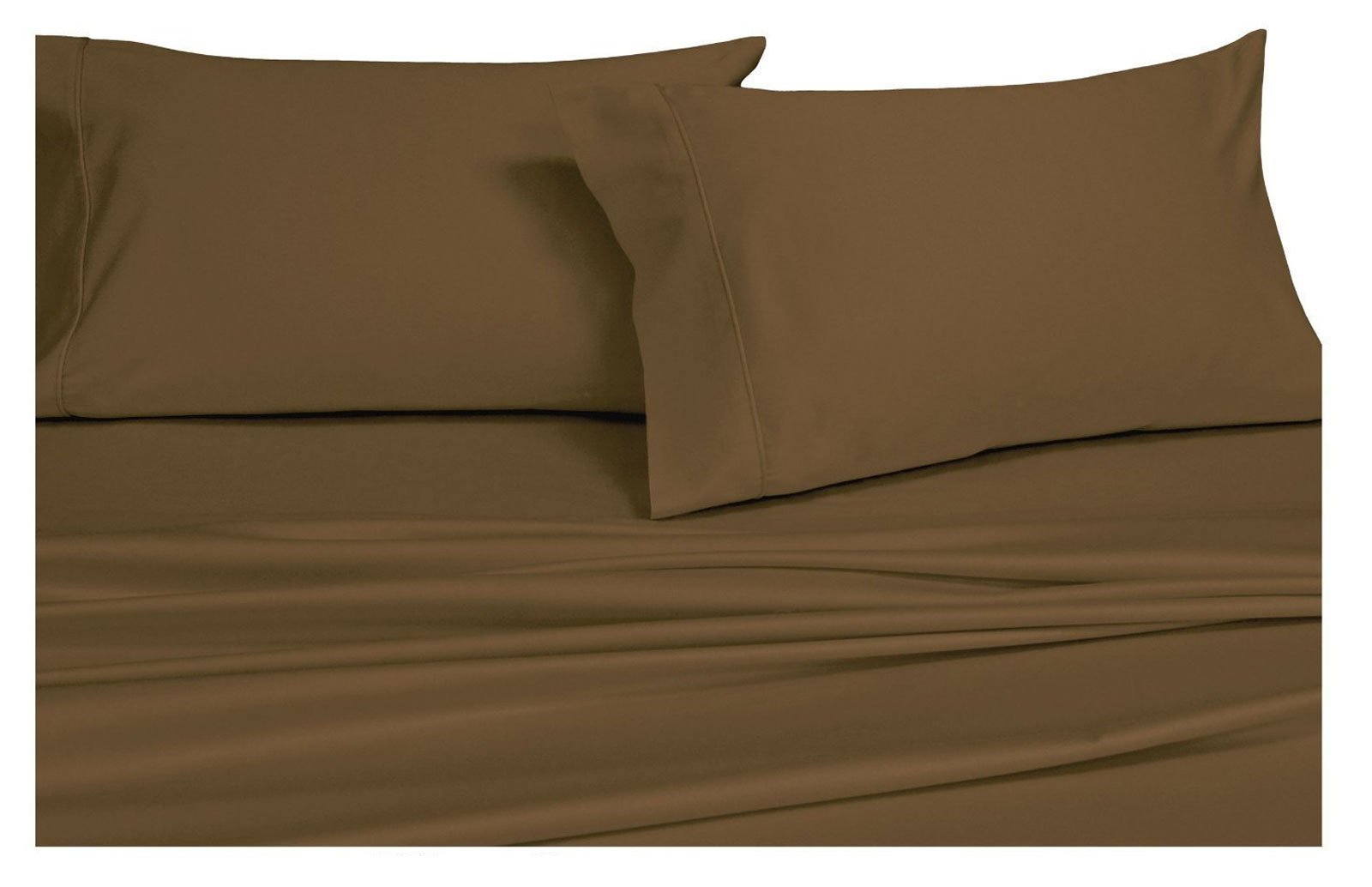 Royal Hotel Bedding 6-Piece Solid Taupe Twin XL Down Alternative Comforter Set - 650 Thread Count Cotton Blend Wrinkle-Free Bed in a Bag - Perfect for Dorm Rooms, Guest Bedrooms & Cozy Home Decor