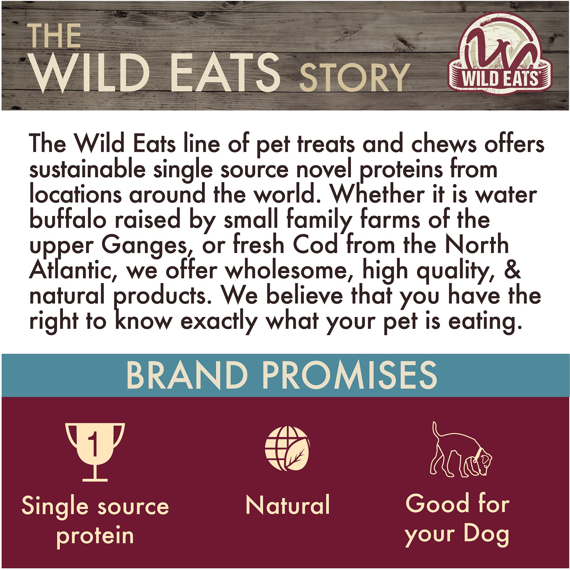All Natural Water Buffalo Dusted Ear Dog Chews - 20 Piece Value Pack | Grain Free Dog Treats | Healthy Alternative to Pig Ears & Rawhides | Perfect for Training, Teething & Dental Care