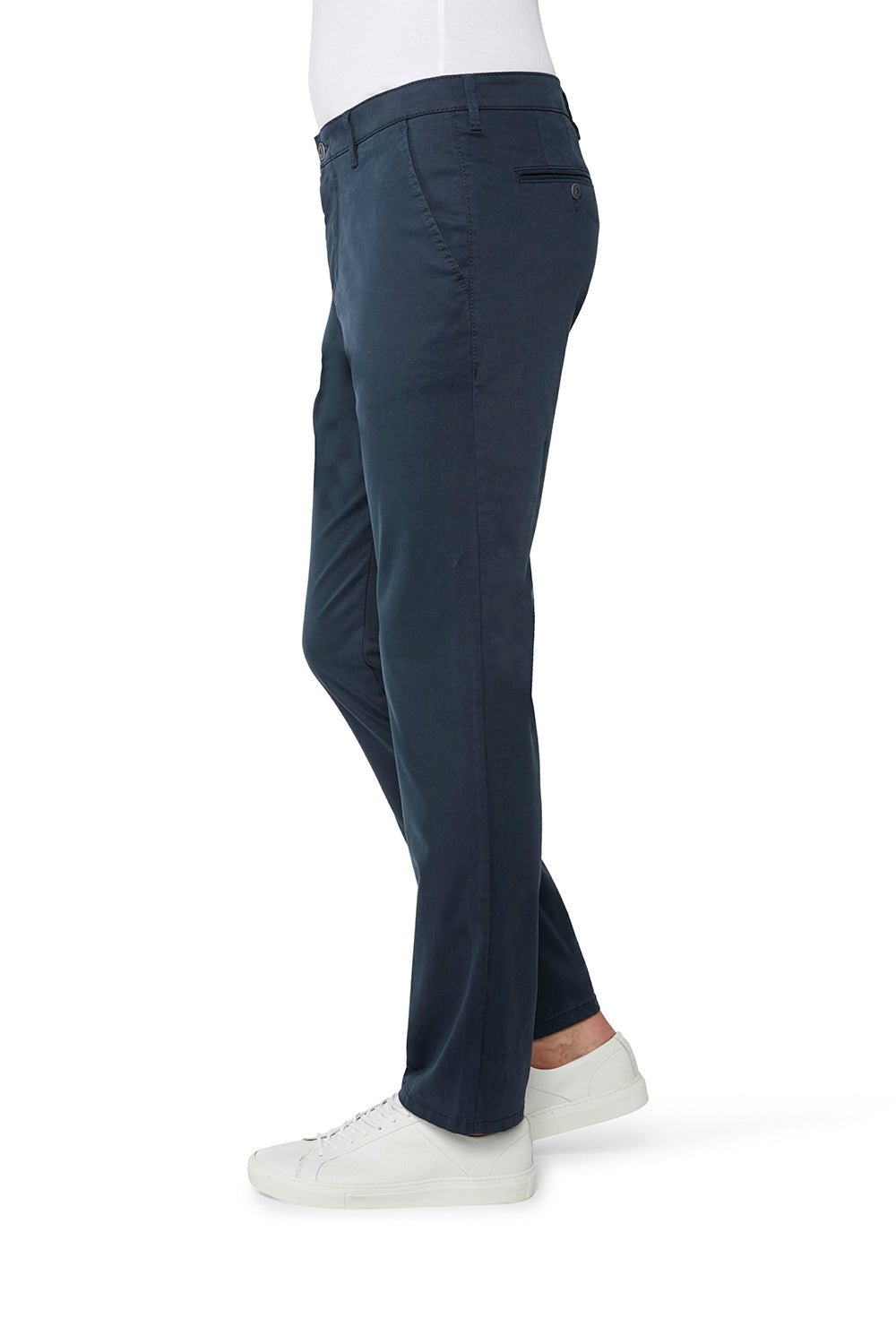 GARDEUR Benito Modern Chino Pants for Men - Slim Fit Stretch Navy Blue Casual Trousers | Office Wear, Business Casual & Everyday Outfits