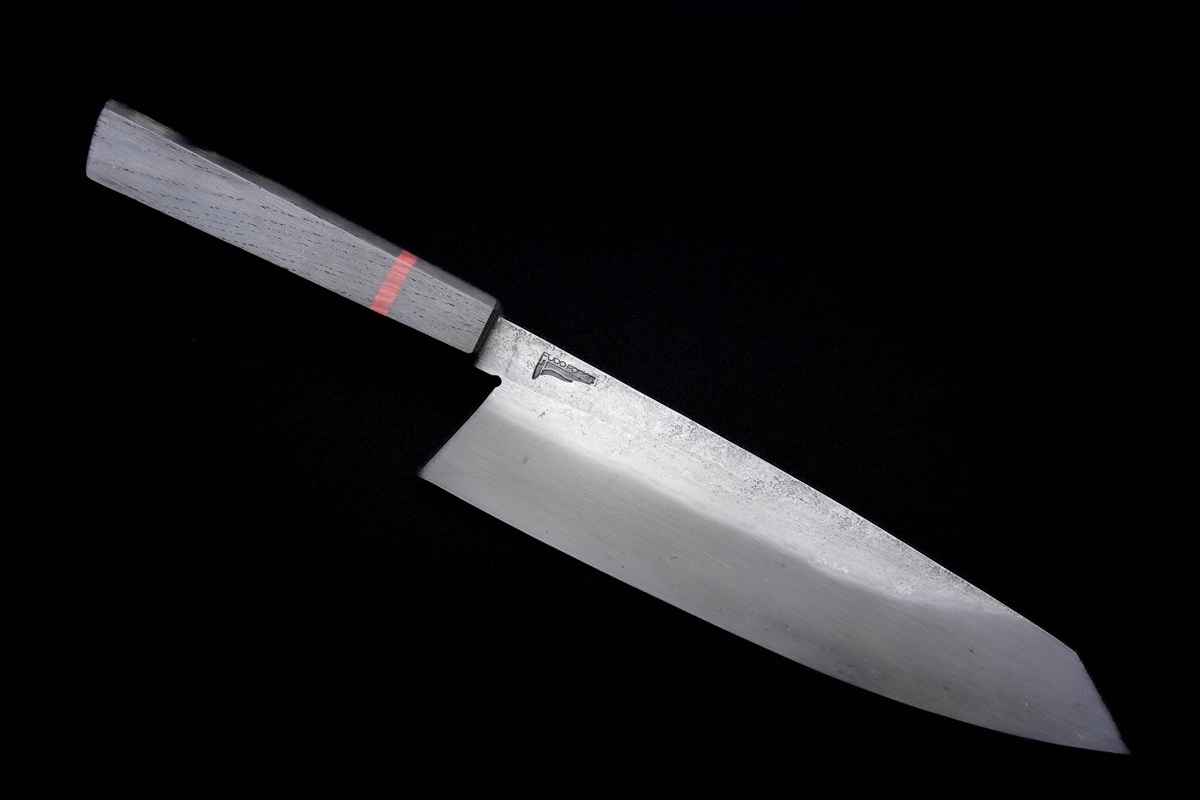 Premium Fudo Forge 210mm Brute de Forge Gyuto Chef Knife by Erich Orris #1322 - High-Carbon Steel Japanese Kitchen Knife for Professional Chefs & Home Cooking