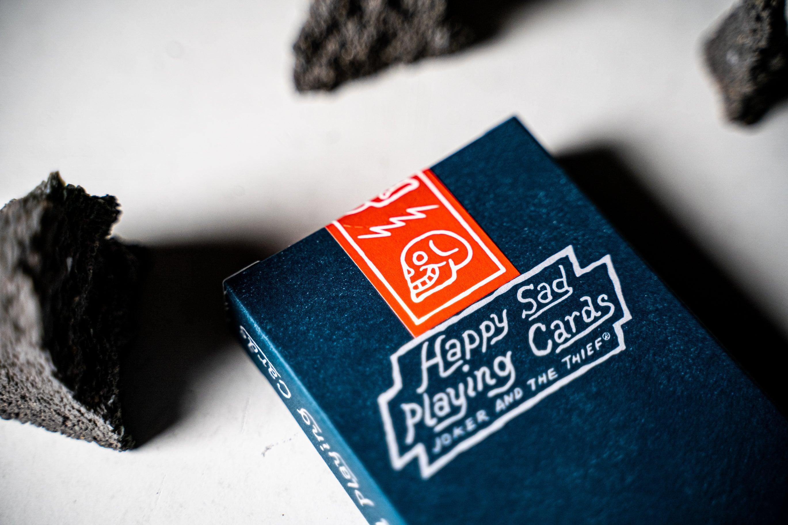 Happy Sad Playing Cards - Unique Emotional Expression Card Deck for Games, Magic Tricks & Collectibles - Perfect for Parties, Gifts & Therapy Sessions
