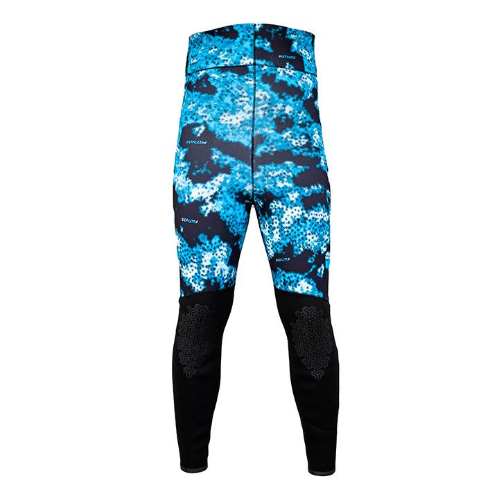 Pathos Ocean Camo 3mm Neoprene Scuba Diving Pants - Warm & Flexible Wetsuit for Spearfishing, Surfing & Water Sports