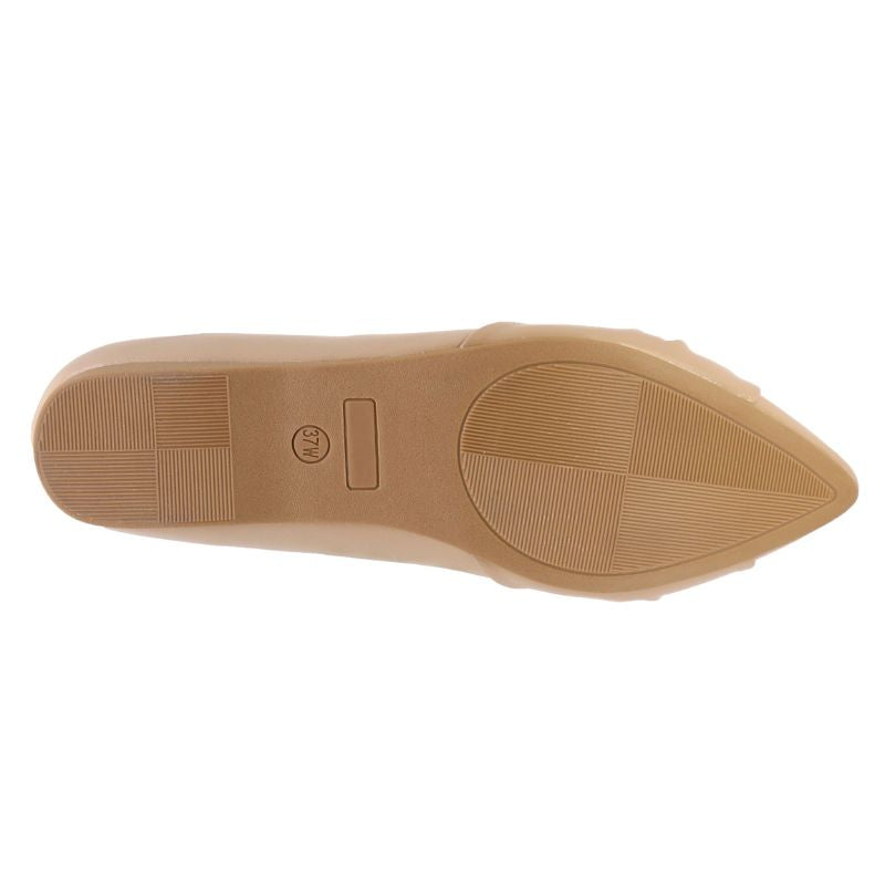 Women's Mary Jane Pointed Toe Flats - Comfortable & Stylish Shoes for Work, Office, and Casual Outfits