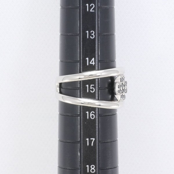18K White Gold Black Diamond Ring for Women - Elegant Wedding, Engagement & Anniversary Jewelry Gift