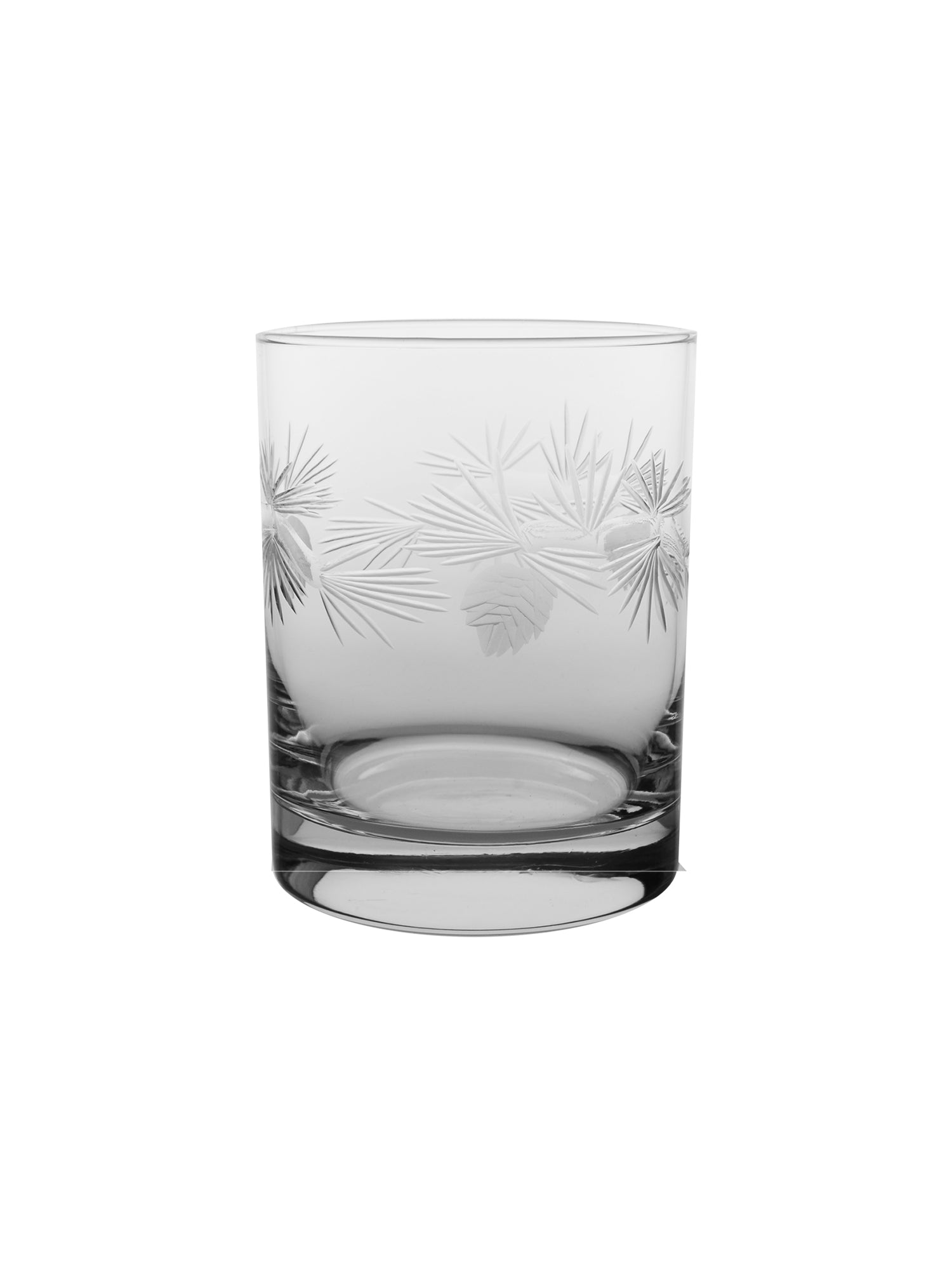 Premium Pine Cone Double Old Fashioned Glass Set - Elegant Whiskey & Cocktail Drinking Glasses for Bourbon, Scotch, and Craft Cocktails - Perfect for Home Bars, Parties, and Gifts
