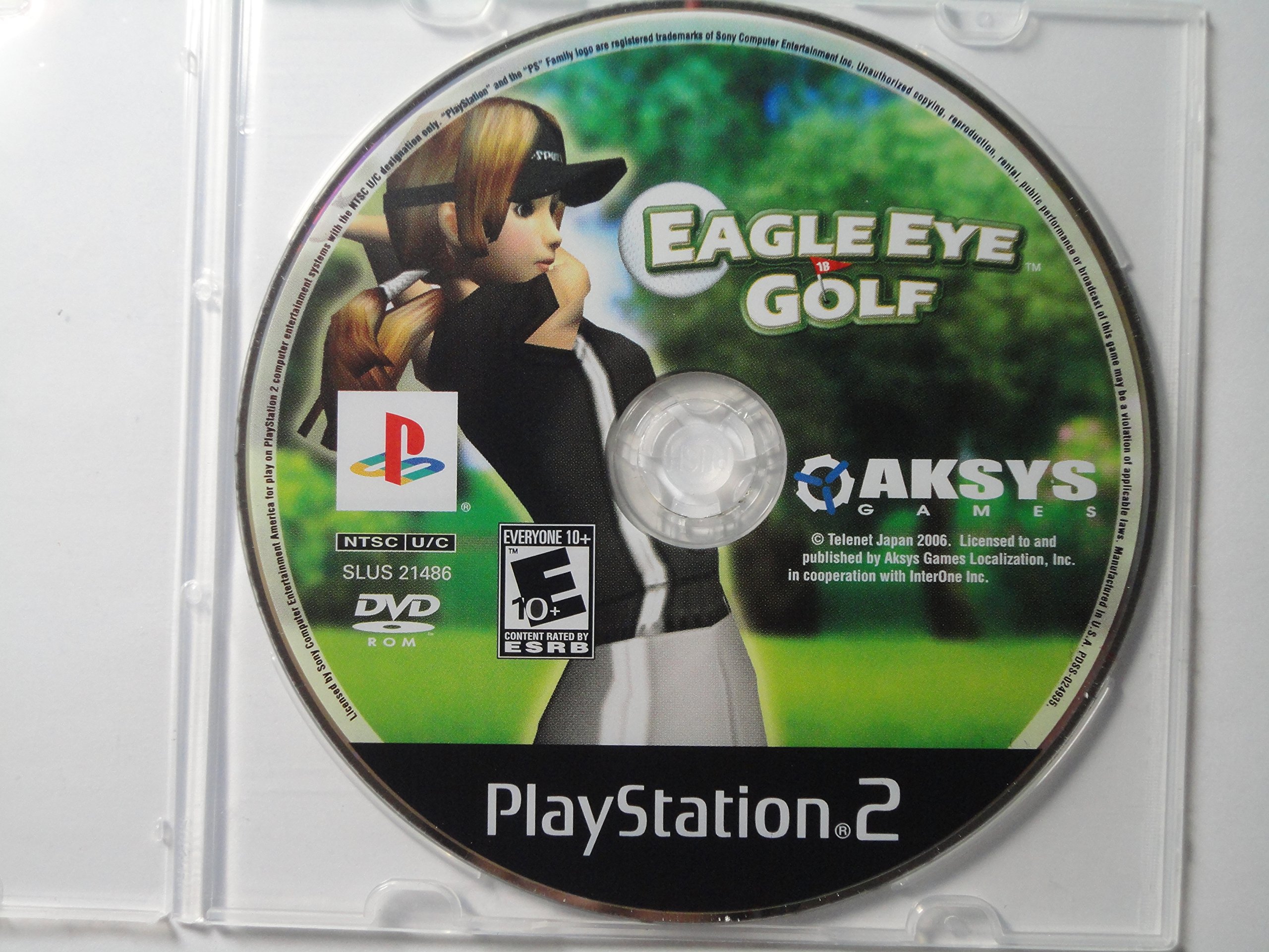 Eagle Eye Golf for PlayStation 2 - Classic Sports Video Game for Golf Lovers - Perfect for Home Entertainment & Family Game Nights
