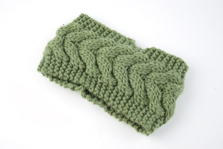 Warm Acrylic Thick Wool Knitted Headband for Women - Winter Fashion Hair Accessories - Perfect for Outdoor Activities & Cold Weather