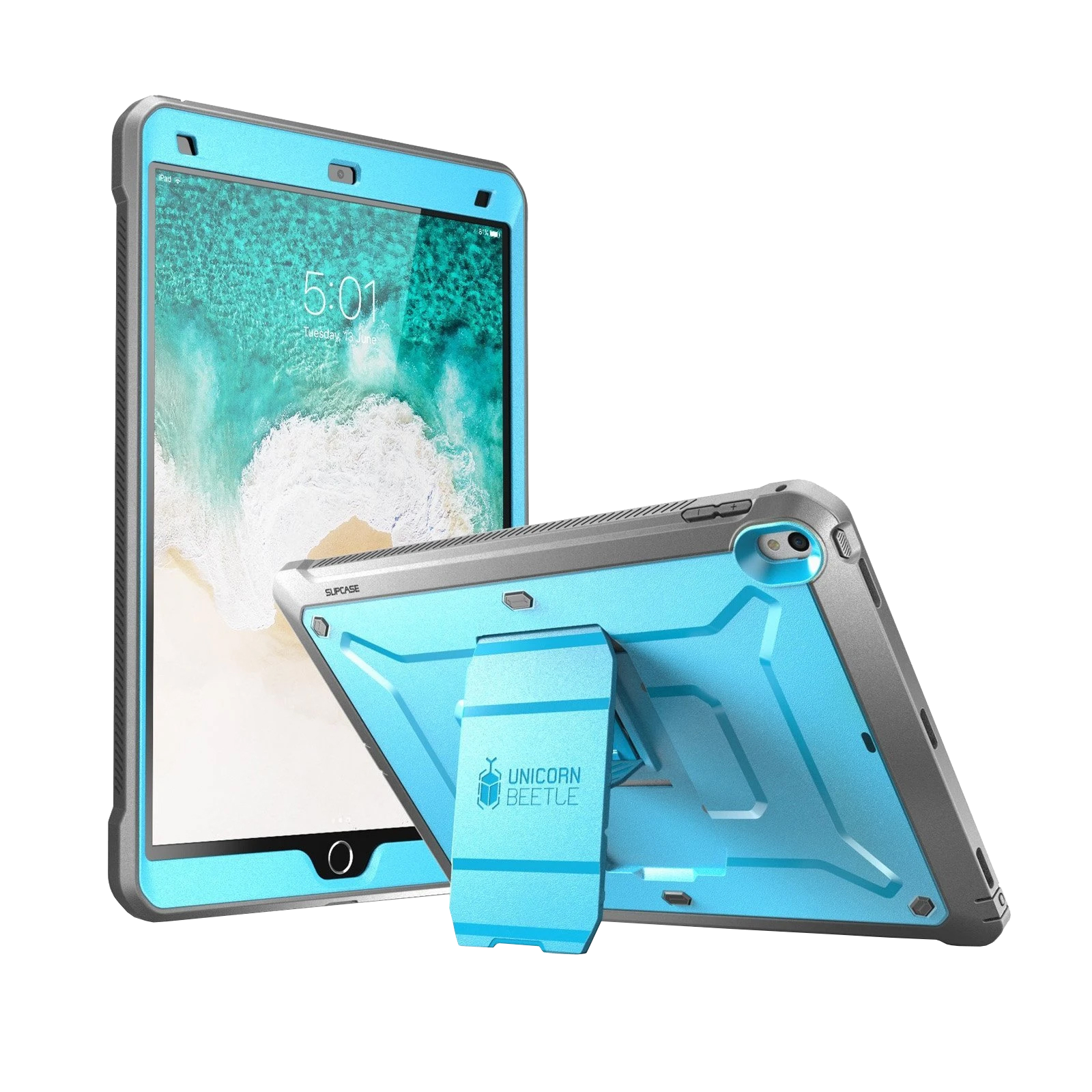 iPad Pro 10.5 inch (2017) Shockproof Case with Built-in Screen Protector - Heavy Duty Rugged Cover for Apple iPad Pro 10.5