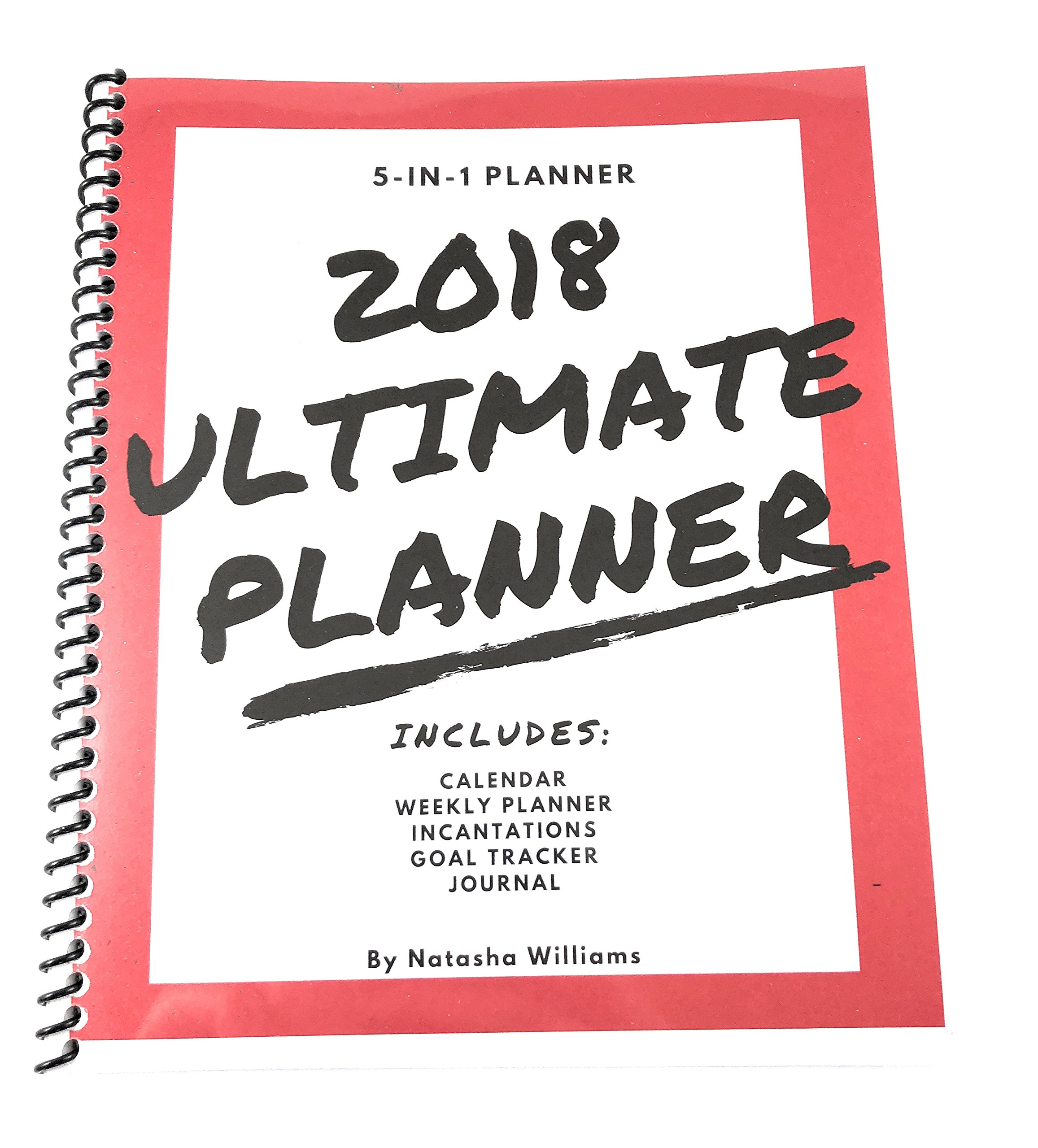5-in-1 Motivational Planner - Calendar, Journal & Goal Tracker for Productivity & Success