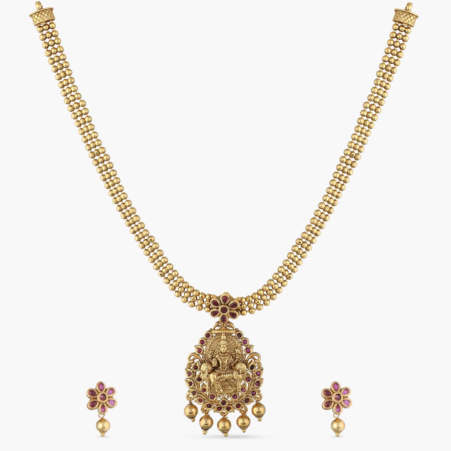 Vintage Latika Antique Necklace Set - Handcrafted Boho Jewelry for Women - Perfect for Weddings, Parties & Special Occasions