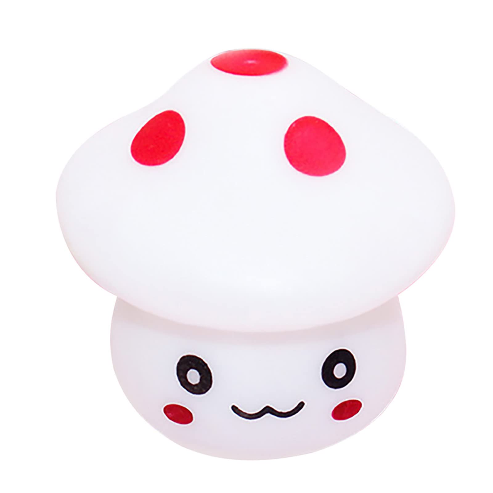 **Cute Mushroom Night Light for Kids - Portable LED Night Lamp for Baby Nursery, Toddler Bedroom - Battery Operated Nightlight - Perfect Birthday Gift for Girls & Teens - White, One Size - Ideal for Bedtime, Reading & Relaxation**