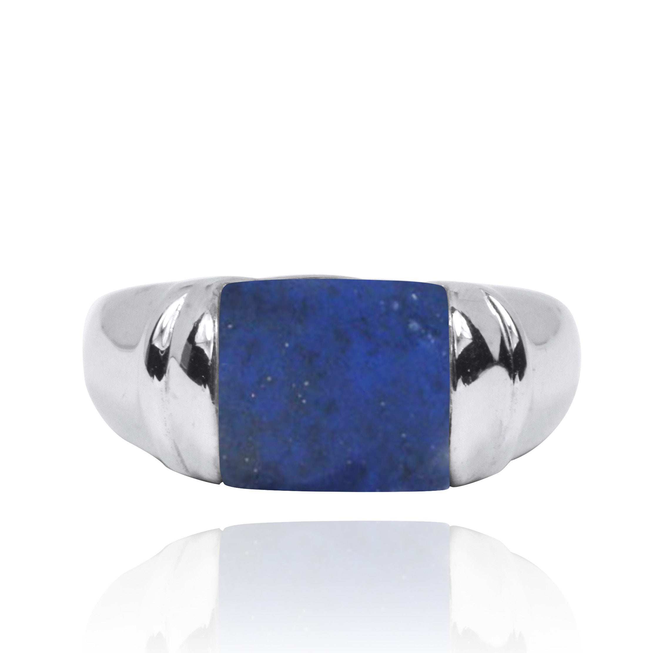 Lapis Gemstone Ring for Women - Genuine Blue Lapis Lazuli Sterling Silver Ring - Perfect for Gift Giving, Healing & Spiritual Jewelry