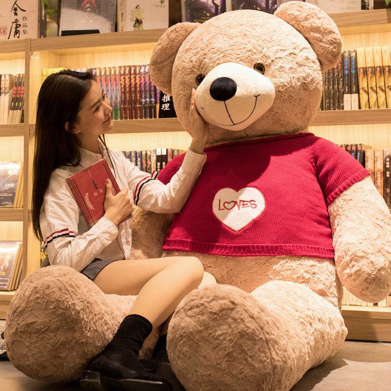 6.5ft Giant Stuffed Teddy Bear - Soft & Cuddly Large Plush Toy for Kids & Adults | Perfect for Gifts, Bedroom Decor, and Snuggling