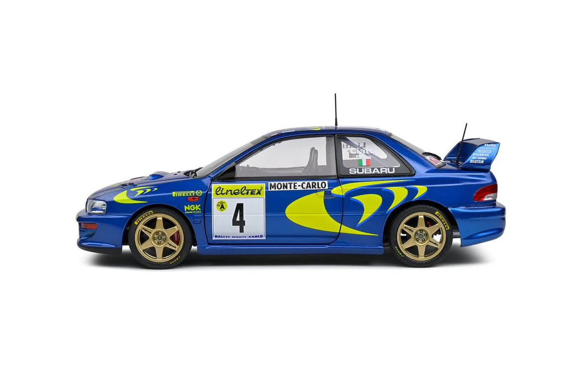 1:18 Subaru Impreza 22B STI WRC Rally Car Model - 1997 Monte Carlo #4 Liatti/Pons - Collectible Die-Cast Vehicle for Racing Enthusiasts & Display Decor