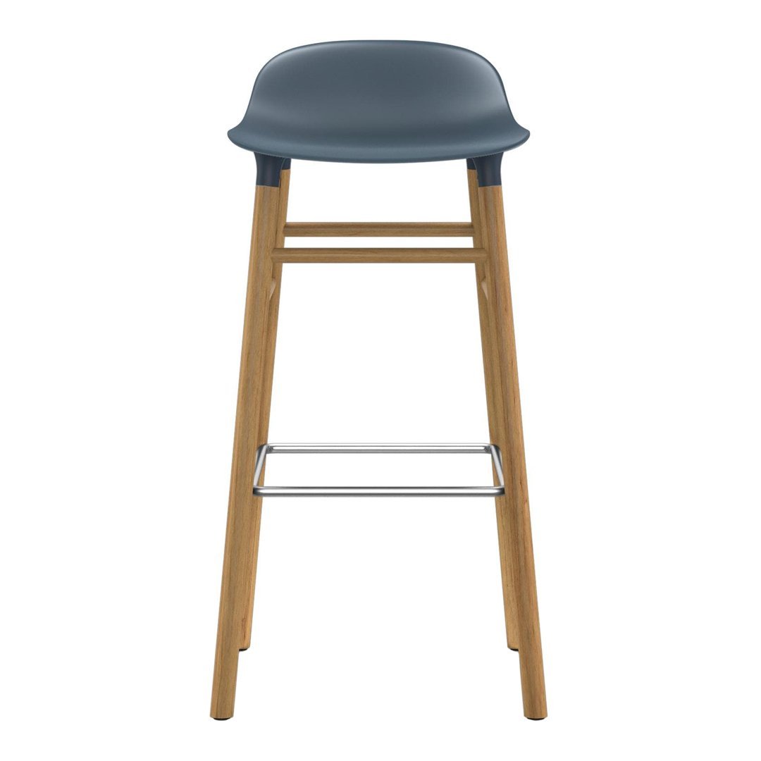 Modern Wooden Bar Stool with Sturdy Wood Legs - Counter Height Kitchen & Pub Stool for Home, Restaurant & Bar Use