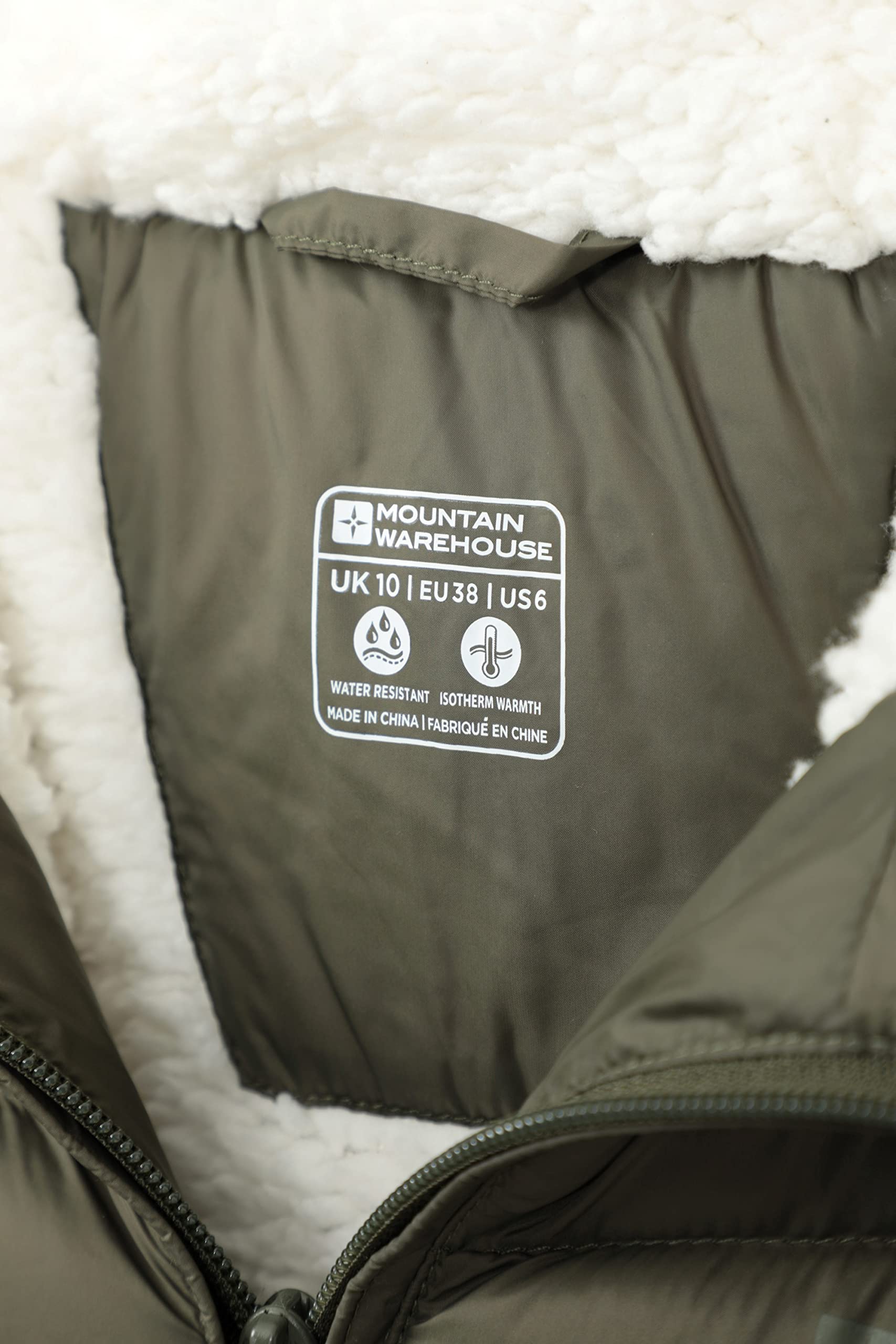 Mountain Warehouse Florence Women's Fur Lined Padded Jacket - Winter Warm Coat for Outdoor Activities, Hiking & Snow Sports