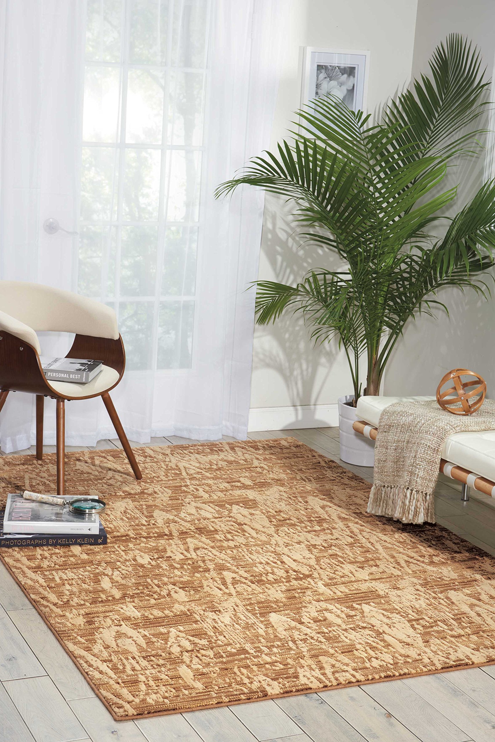 Nourison Nepal Vintage Mocha 3'6