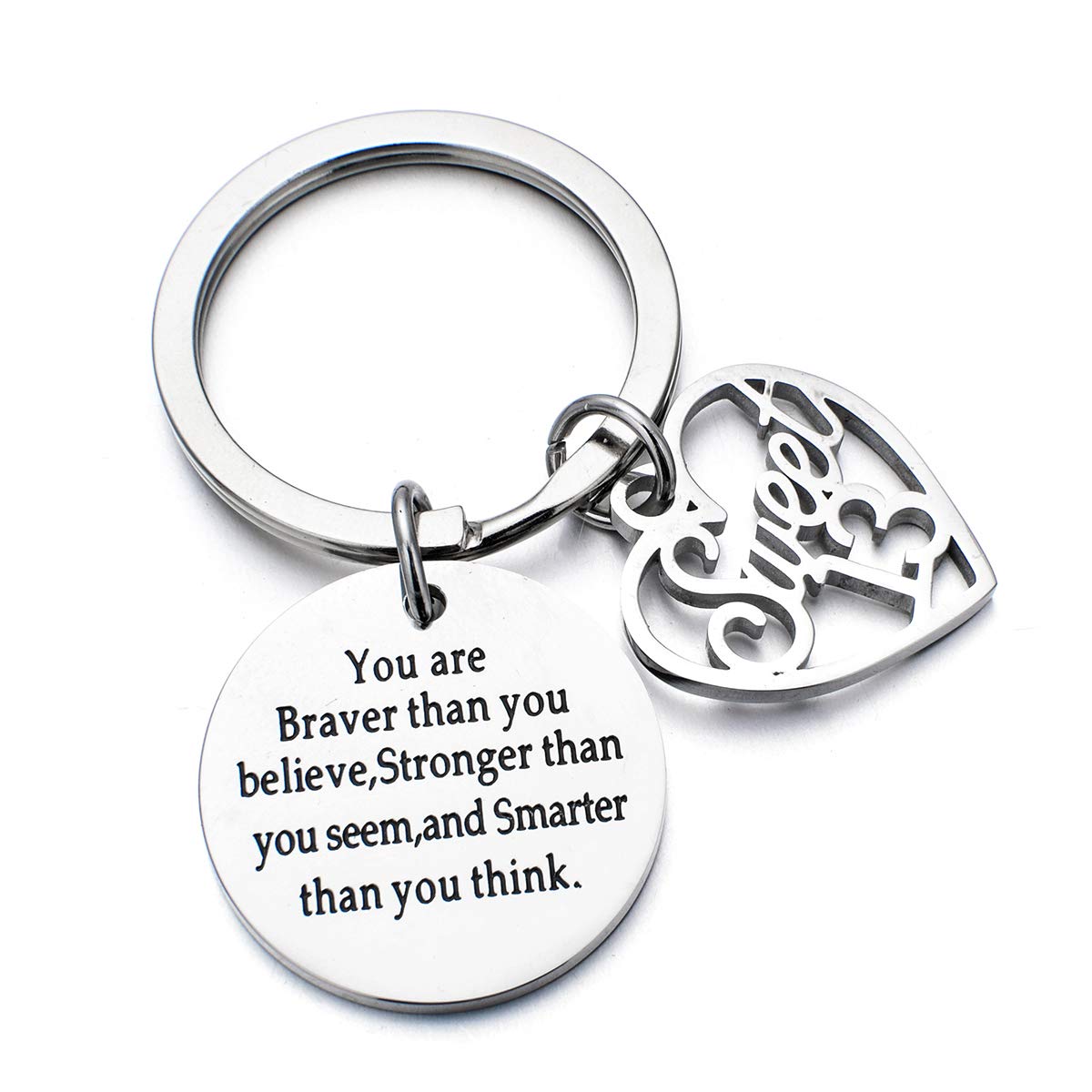 Birthday Jewelry Gift - Happy Birthday Keychain with Inspirational Message - Perfect for Women, Men, Friends & Family - Great for Birthday Parties, Celebrations & Special Occasions