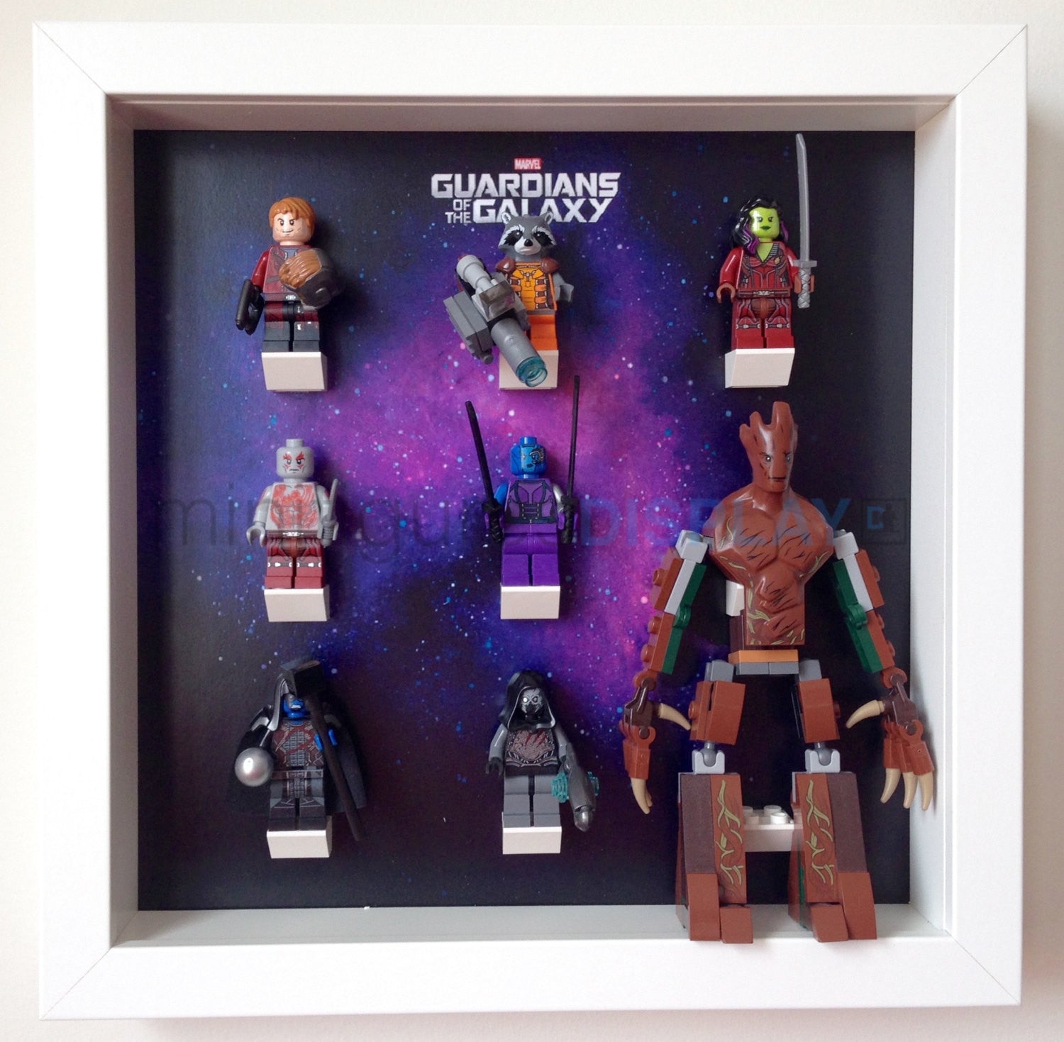 Lego® Guardians of The Galaxy Minifigure Display Frame - Perfect for Collectors & Home Decoration