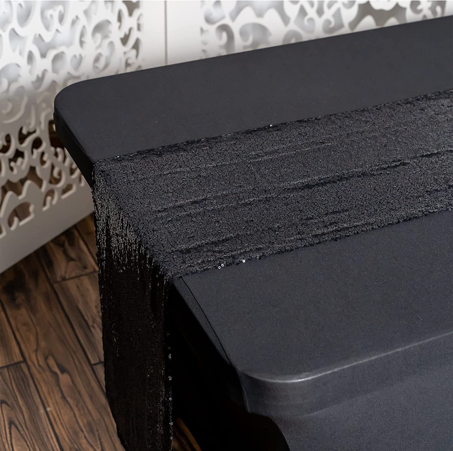 Simply Elegant Rectangle Fitted Spandex Tablecloth - Stretch Polyester Table Cover for 6FT Tables (30”W x 72”L) | Perfect for Birthdays, Quinceaneras, Weddings & Special Events | Machine Washable & Wrinkle-Resistant | Pink Dining Table Decor for Home, Restaurant & Party Use