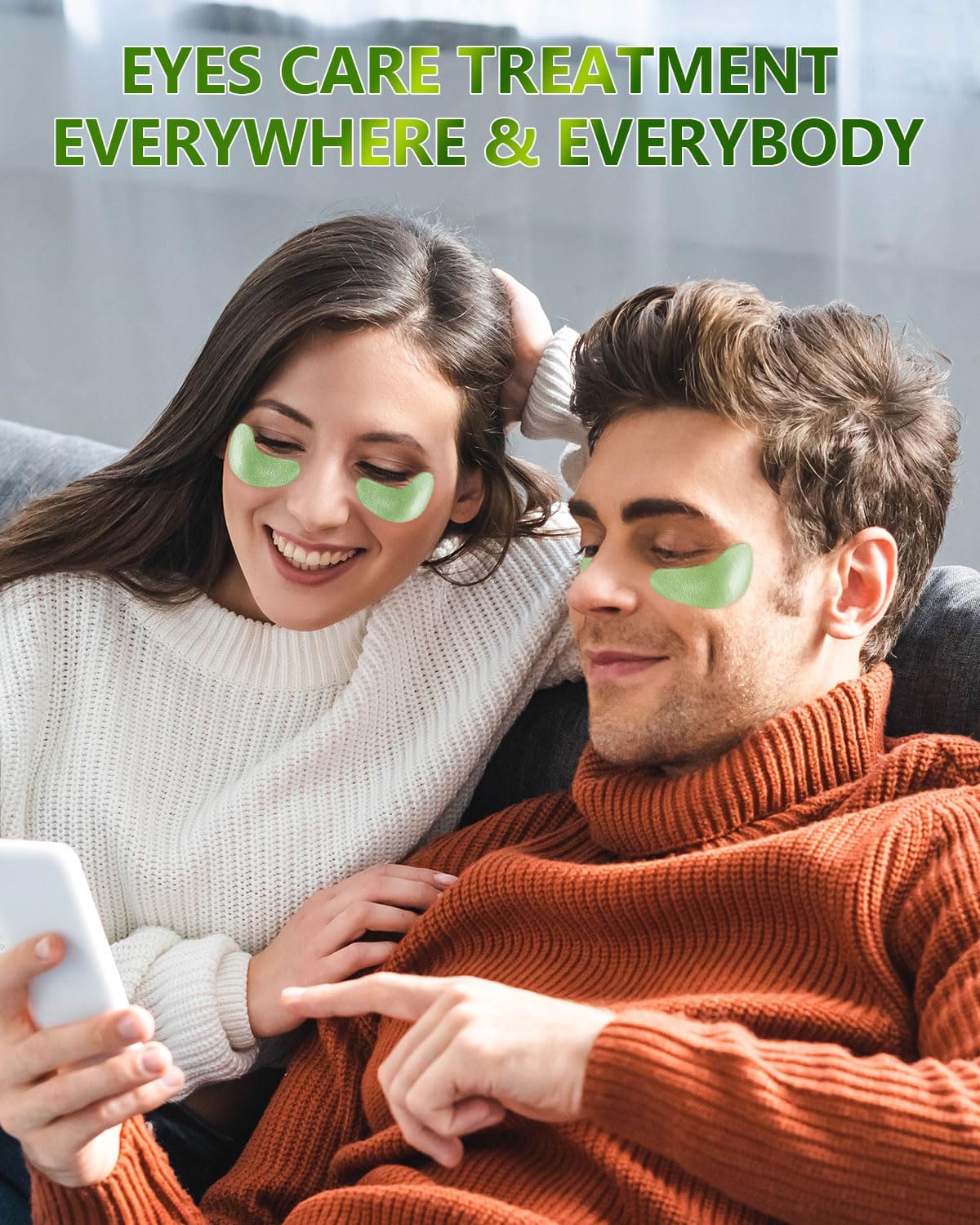 120 Pcs Chlorella Eye Patches with Collagen - Reduce Puffy Eyes & Dark Circles, Combat Fine Lines & Wrinkles, Gentle Under Eye Masks for Dark Circle Treatment - Perfect for Night Routine, Travel & Skincare Regimen