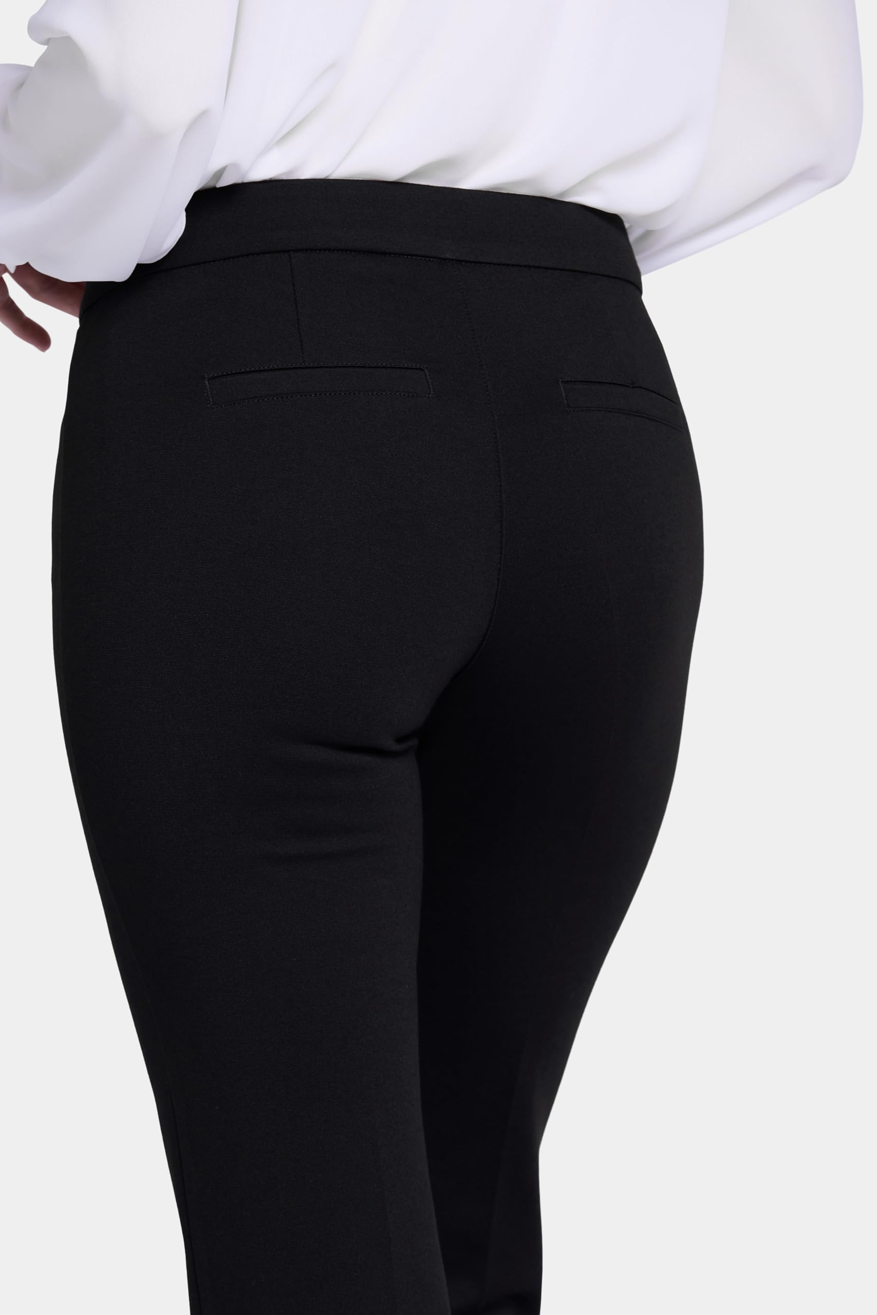 NYDJ Women's Slim Ponte Knit Pants - Professional Office Work Trousers for Business Casual & Formal Wear | Comfortable Stretch Pants for Work, Meetings & Everyday Office Outfits
