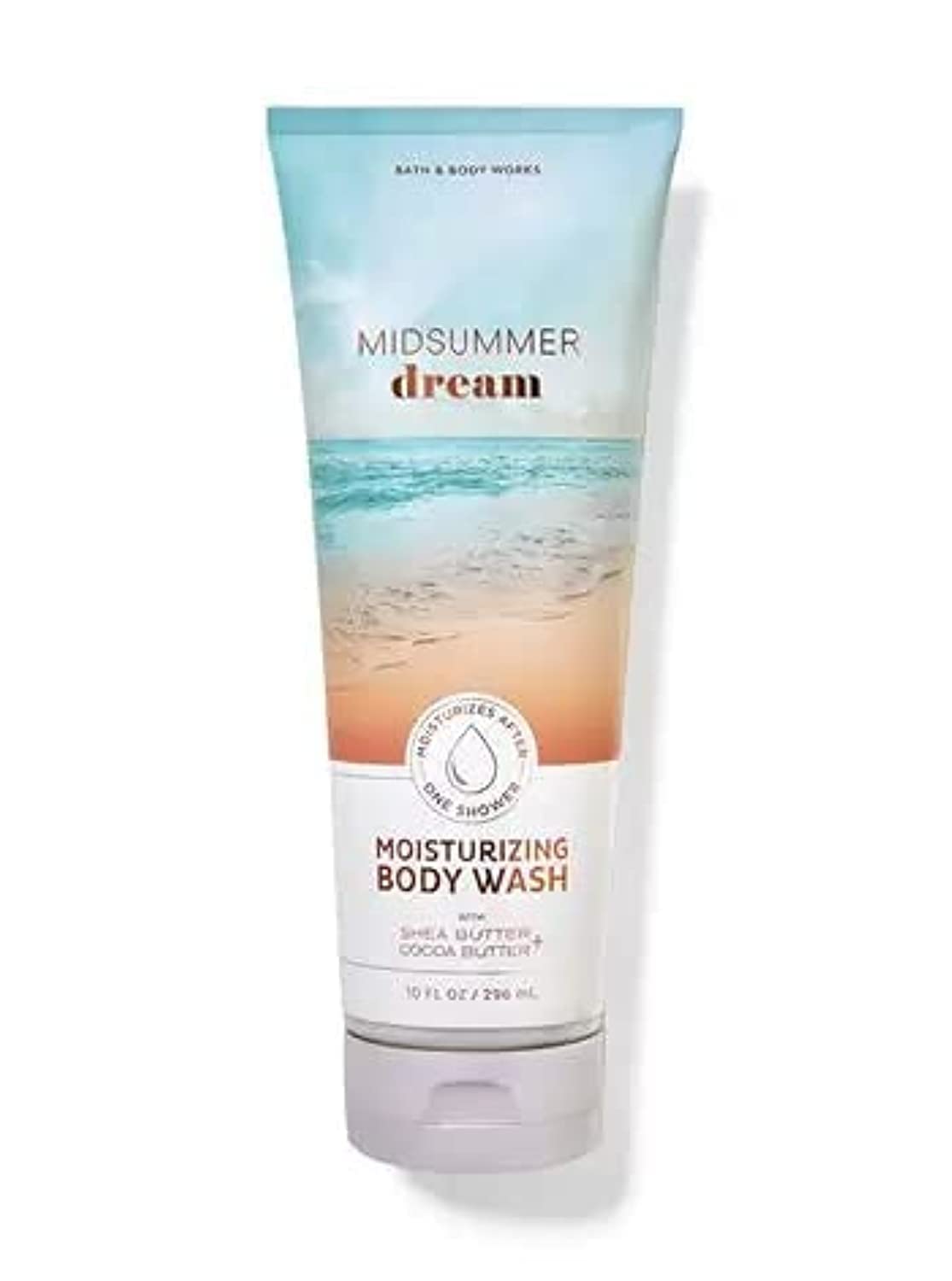 Bath and Body Works Midsummer Dream Moisturizing Body Wash 10 fl oz (296 mL) - Hydrating Shower Gel for Soft Skin | Perfect for Summer Skincare & Daily Refreshment
