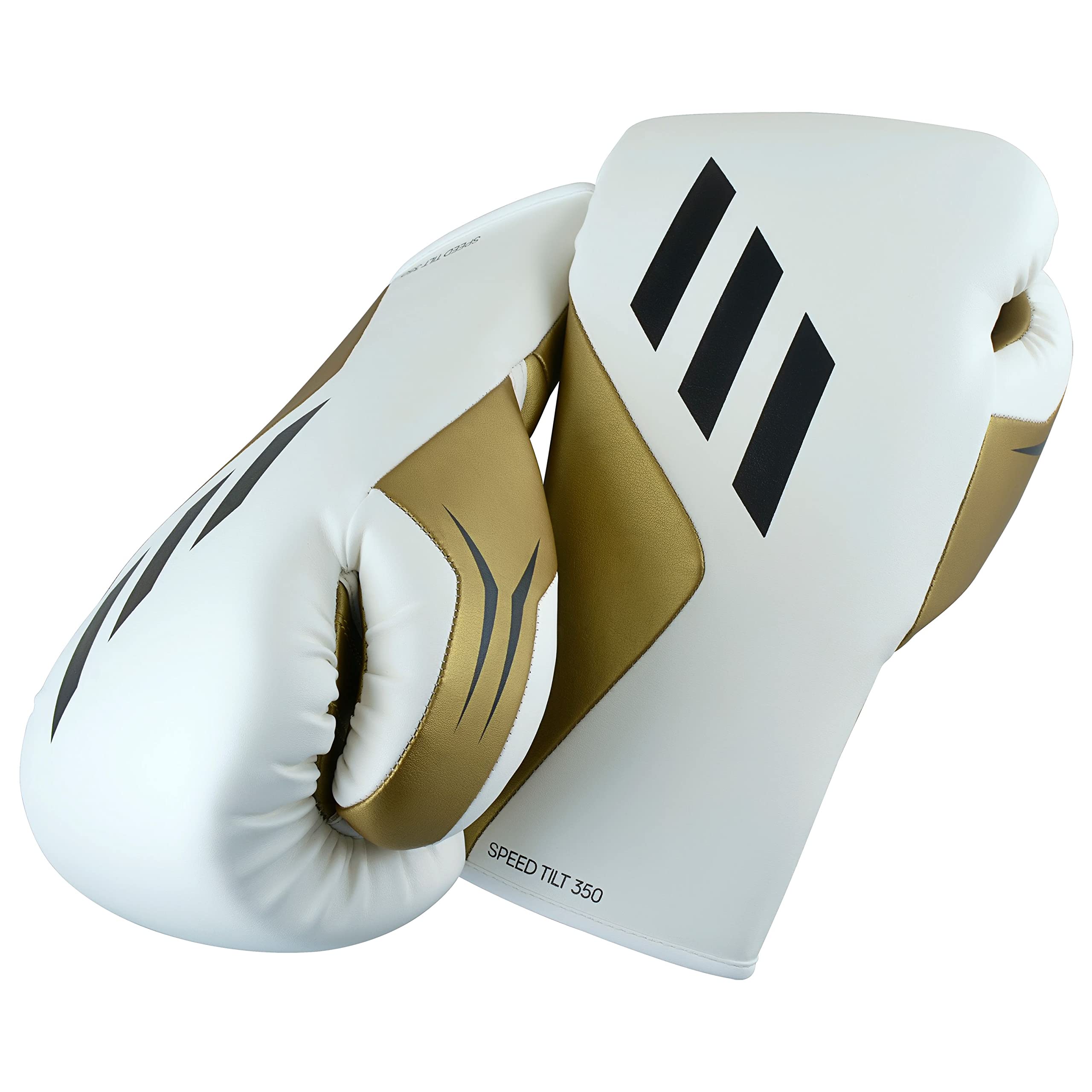 Adidas Tilt 350 Pro Boxing Gloves with Lace Closure - New Tilt Technology for Men & Women - Vegan Leather MMA & Kickboxing Training Gloves - Perfect for Sparring, Heavy Bag Work & Fitness Classes