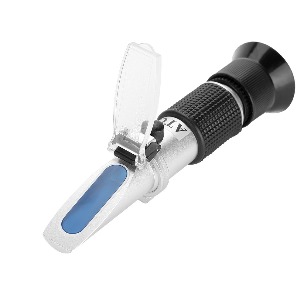 Digital Refractometer for Aquarium & Seawater 0-10% Salinity with ATC - Perfect for Marine Fishkeeping & Pool Testing