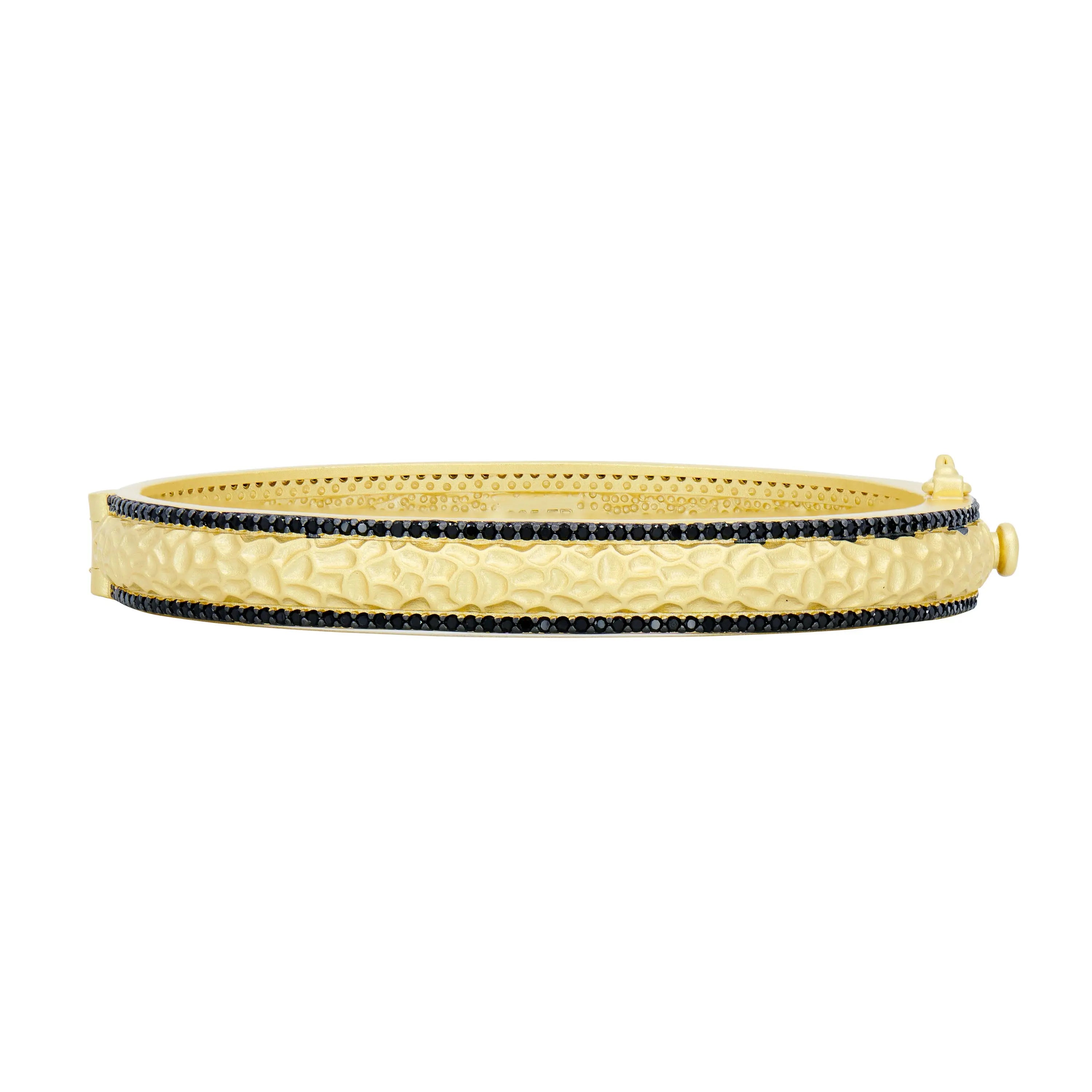 Industrial Finish Textured Hinge Bracelet - Stainless Steel Adjustable Bangle for Women & Men - Perfect for Casual Wear, Office & Special Occasions