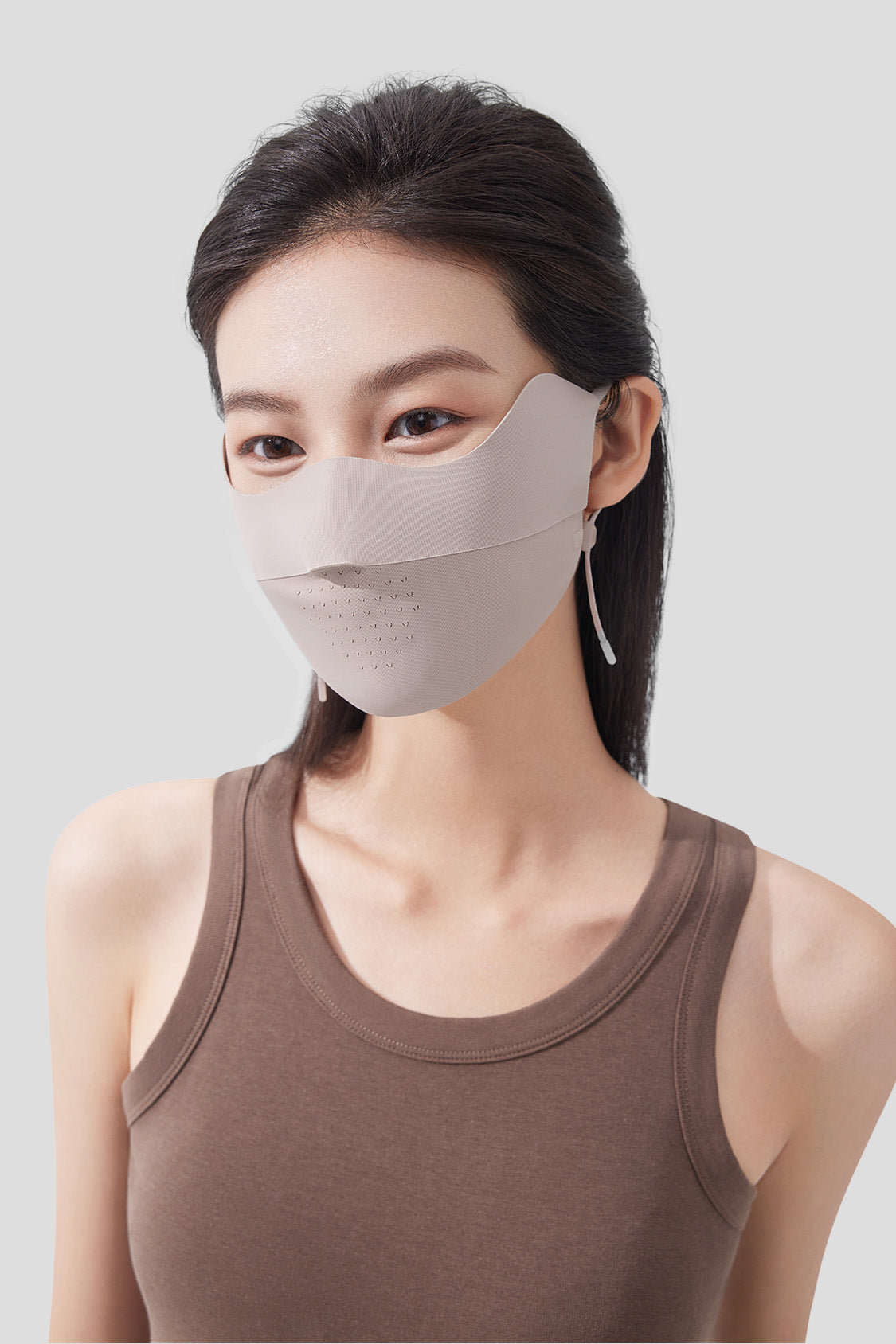 Cicda UPF50+ Women's Sun Protection Face Mask - UV Protective & Breathable for Outdoor Activities, Running, Hiking & Cycling