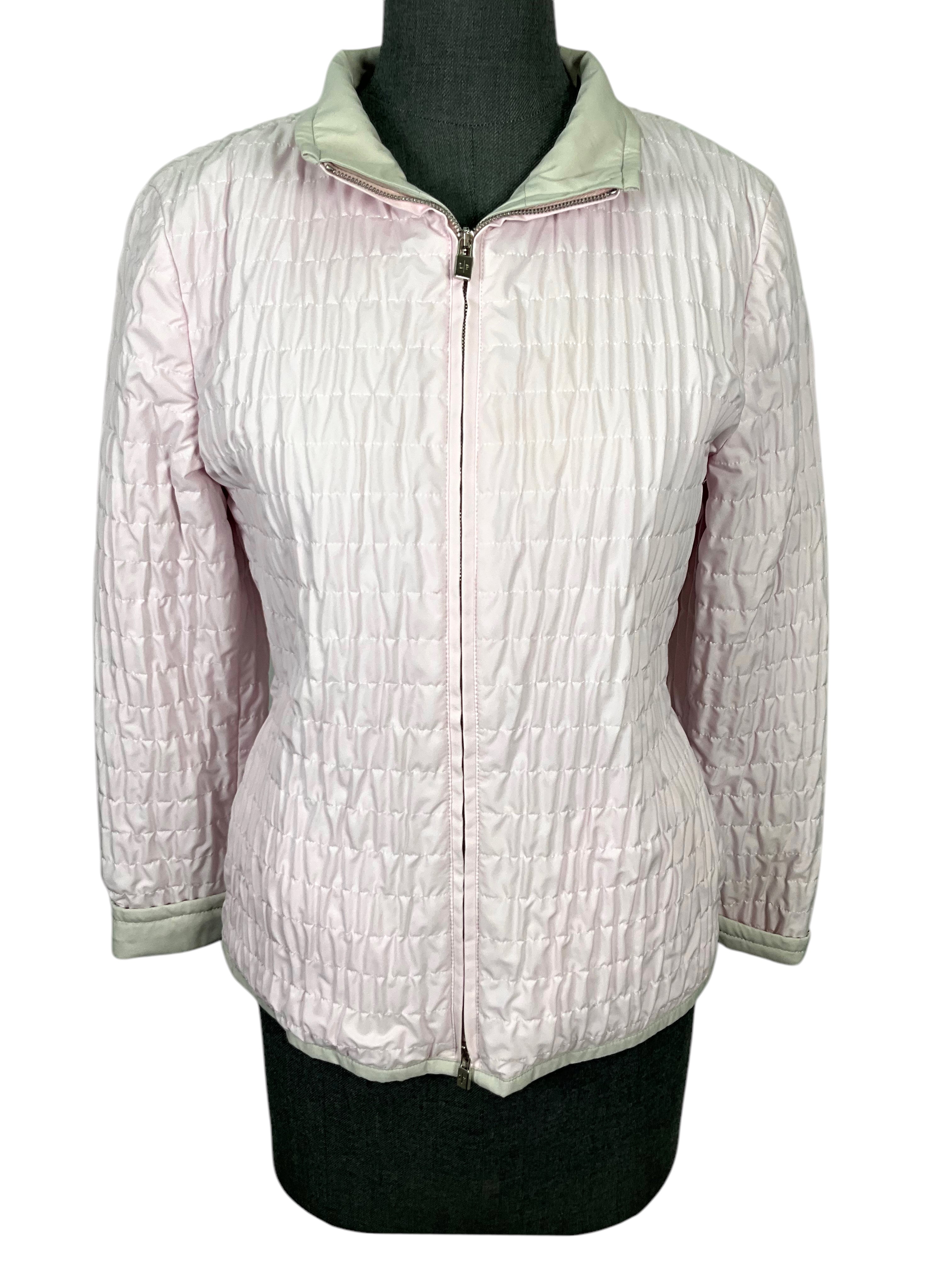 LORO PIANA Quilted Nylon Jacket for Women - Lightweight Water-Resistant Winter Coat, Size M - Perfect for Outdoor Activities & Urban Fashion