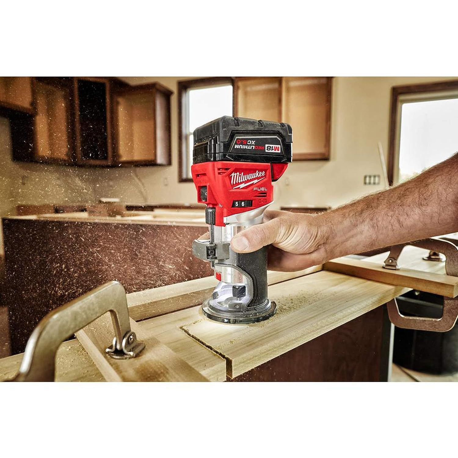 Milwaukee M18 FUEL 18V Cordless Compact Router - 1/4