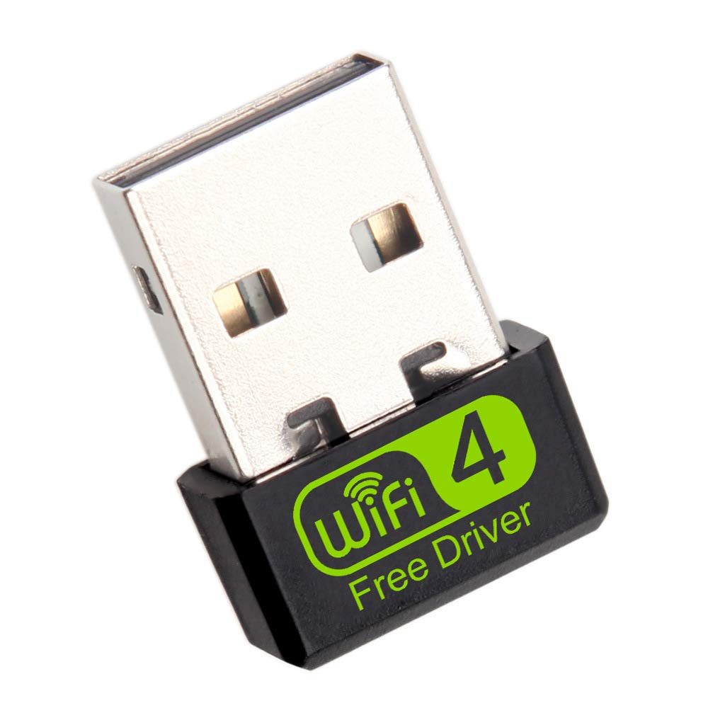 Duendhd USB WiFi Adapter 150Mbps - 2.4GHz Wireless Network Dongle for Laptop, Desktop & PC - Mini WiFi Receiver with Windows 7/8/8.1 Support - Perfect for Home Office, Online Gaming & Streaming