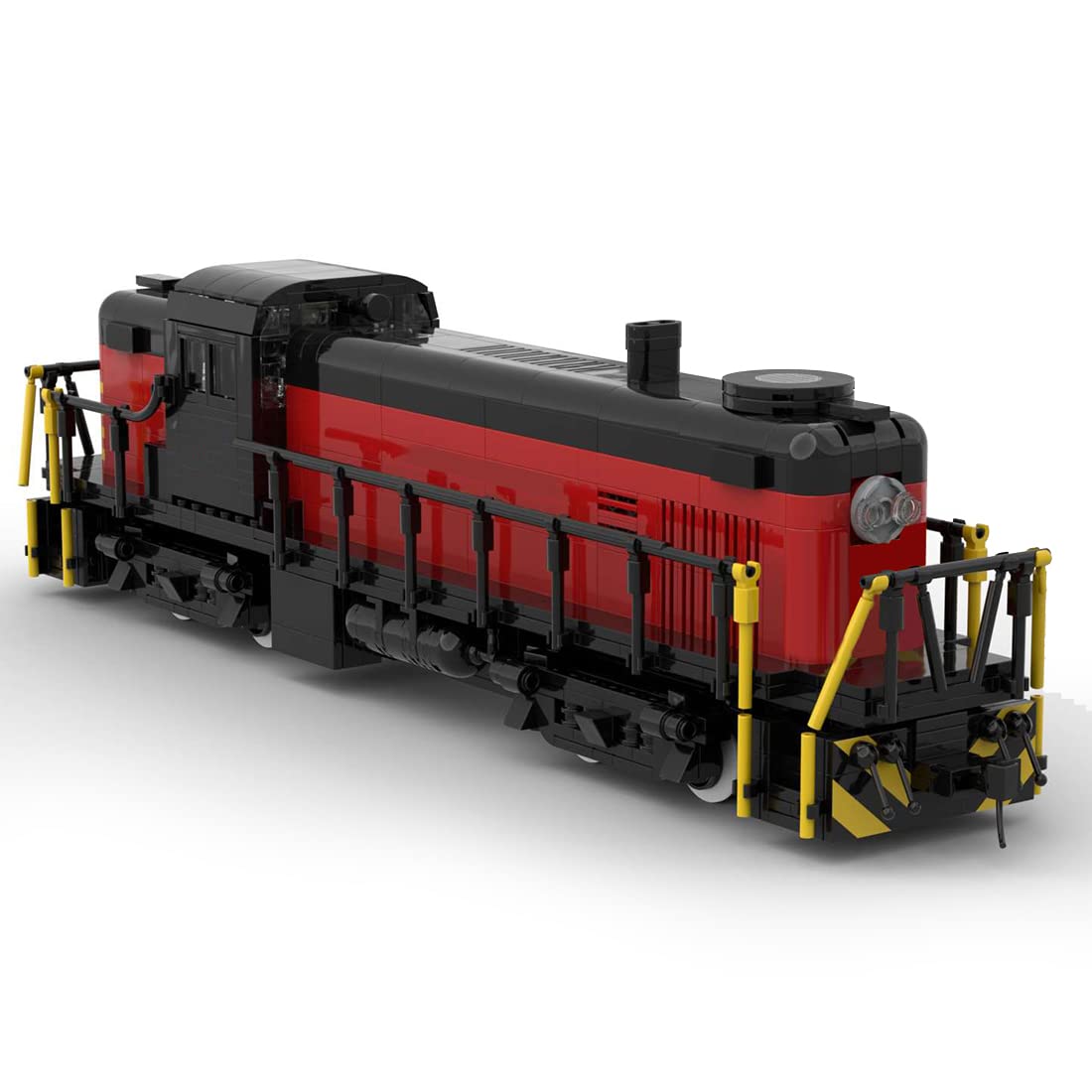 VYBN Retro Steam Train Building Blocks Set - 1184PCS MOC-117012 RS-2 Texas State Railroad Model, Compatible with Lego City Train | Perfect for Collectors, DIY Enthusiasts & Educational STEM Toys for Kids
